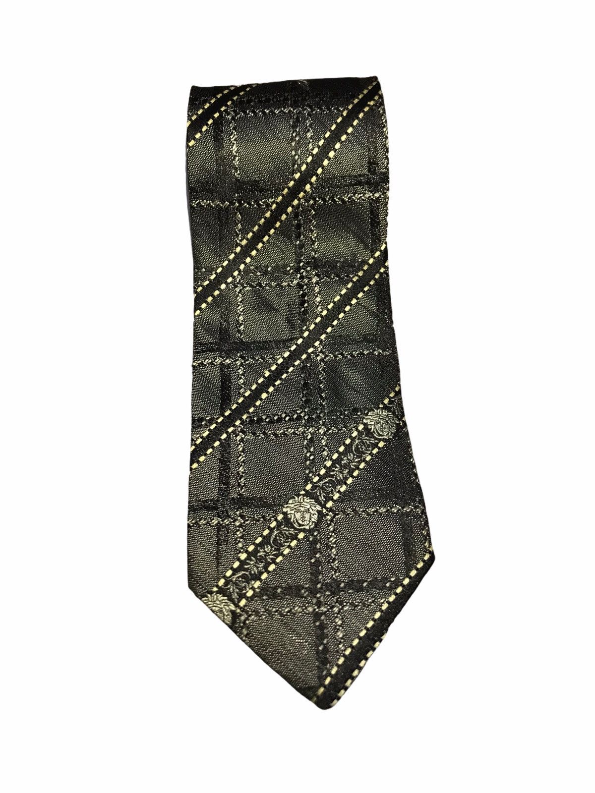 Vintage Vintage Gianni Versace Medusa Head Silk Necktie Size ONE SIZE - 2 Thumbnail