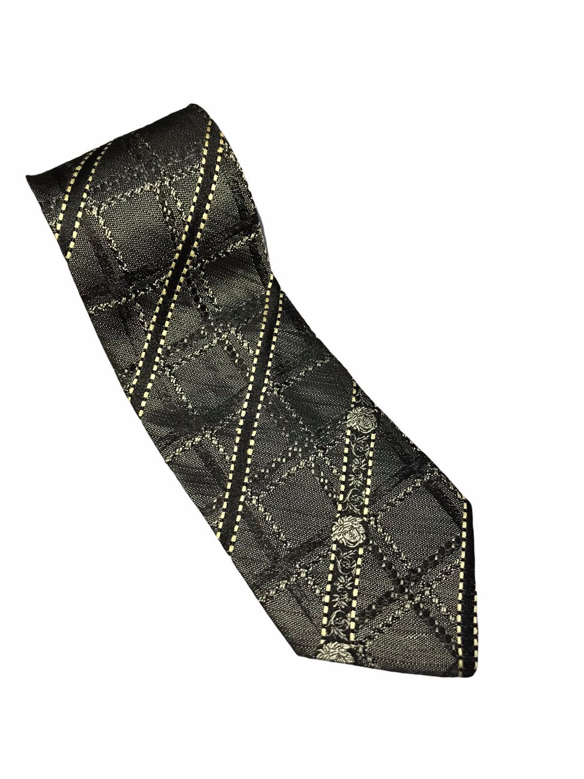 Vintage Vintage Gianni Versace Medusa Head Silk Necktie Size ONE SIZE - 1 Thumbnail