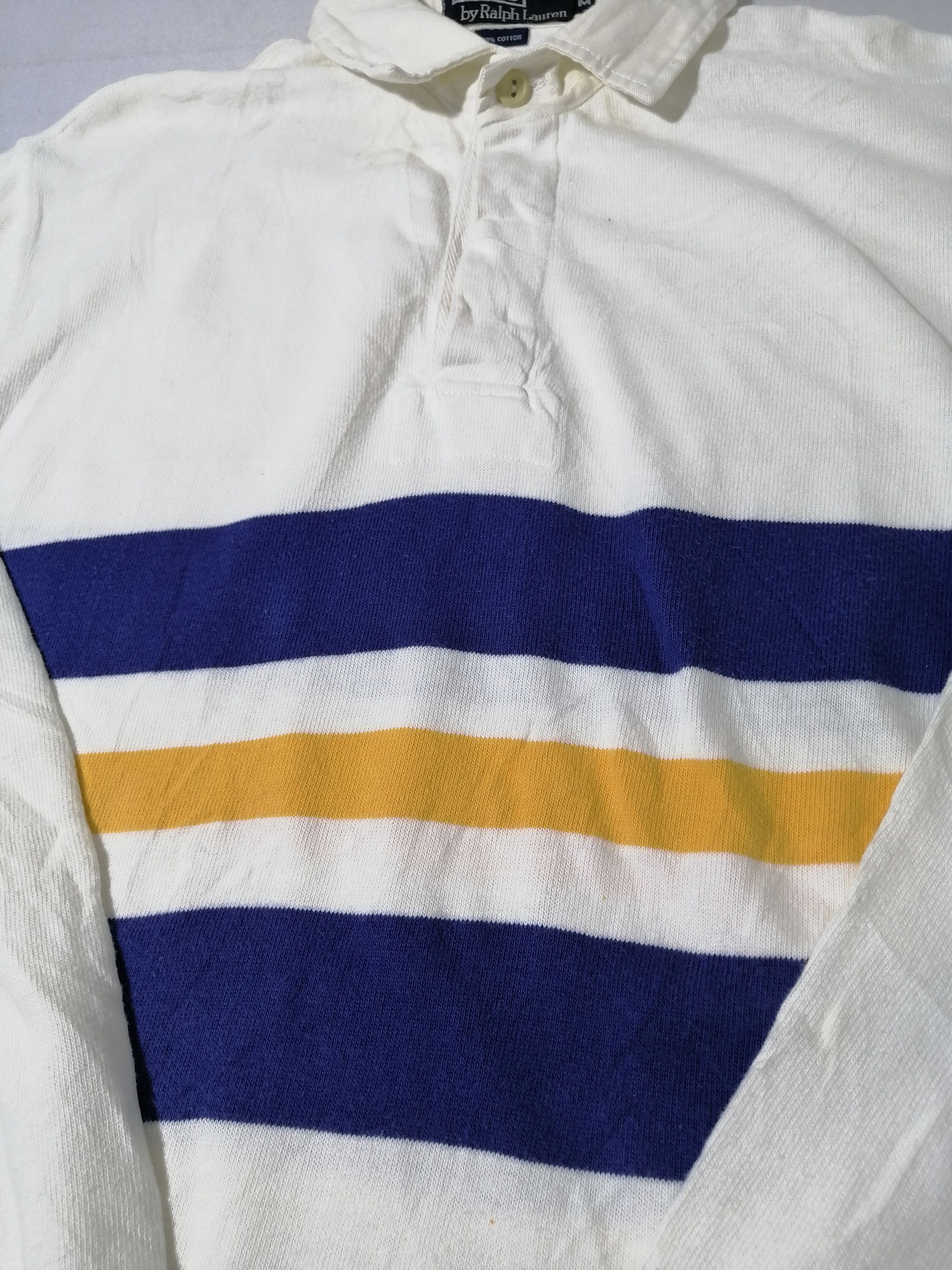 Polo Ralph Lauren Vintage Polo Ralph Lauren Stripes Longsleeve Size US M / EU 48-50 / 2 - 2 Thumbnail