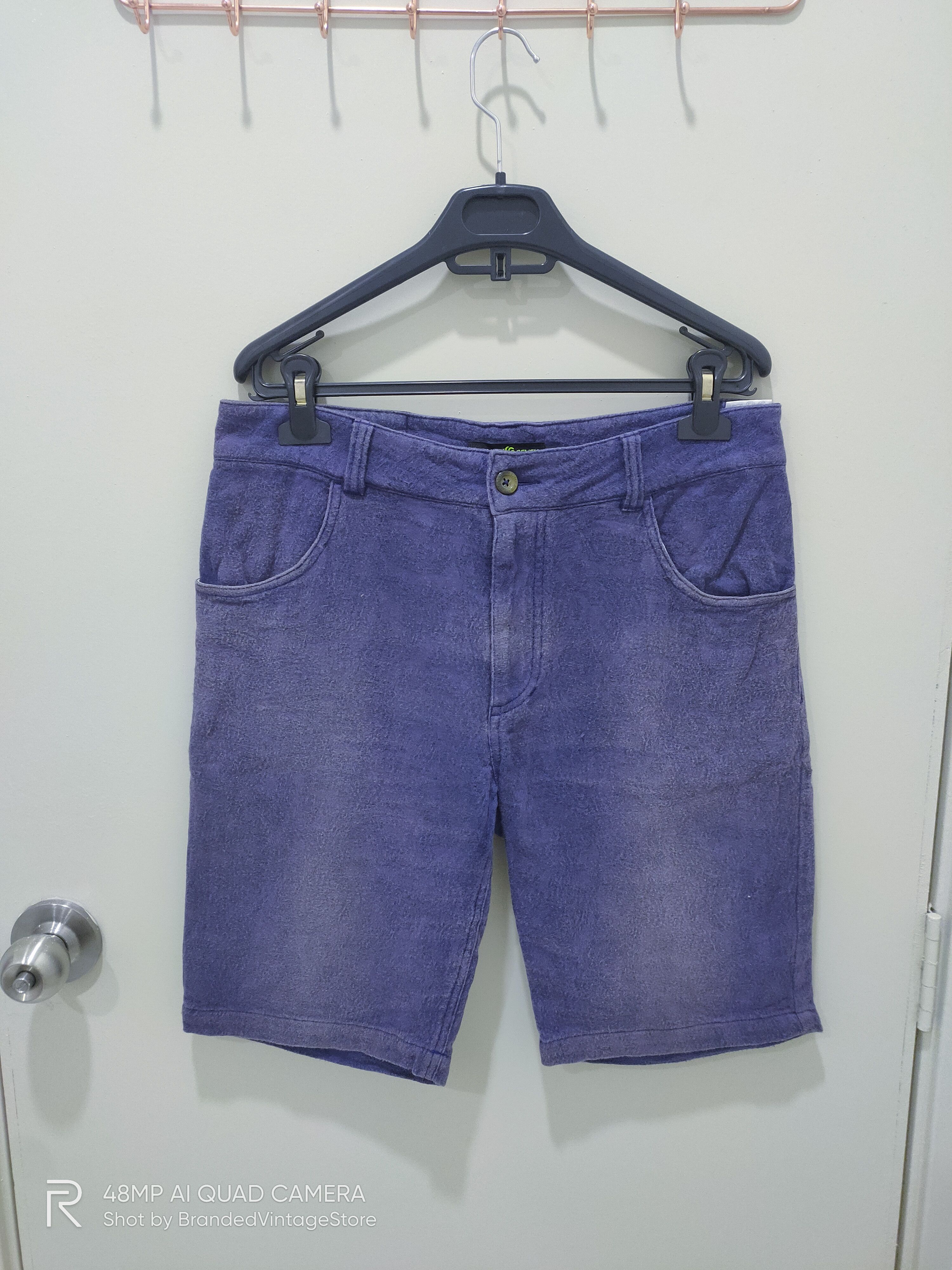 Japanese Brand BANANA SEVEN Bandana Pattern as Visvim Fullprint Short Pant Size US 33 - 1 Thumbnail