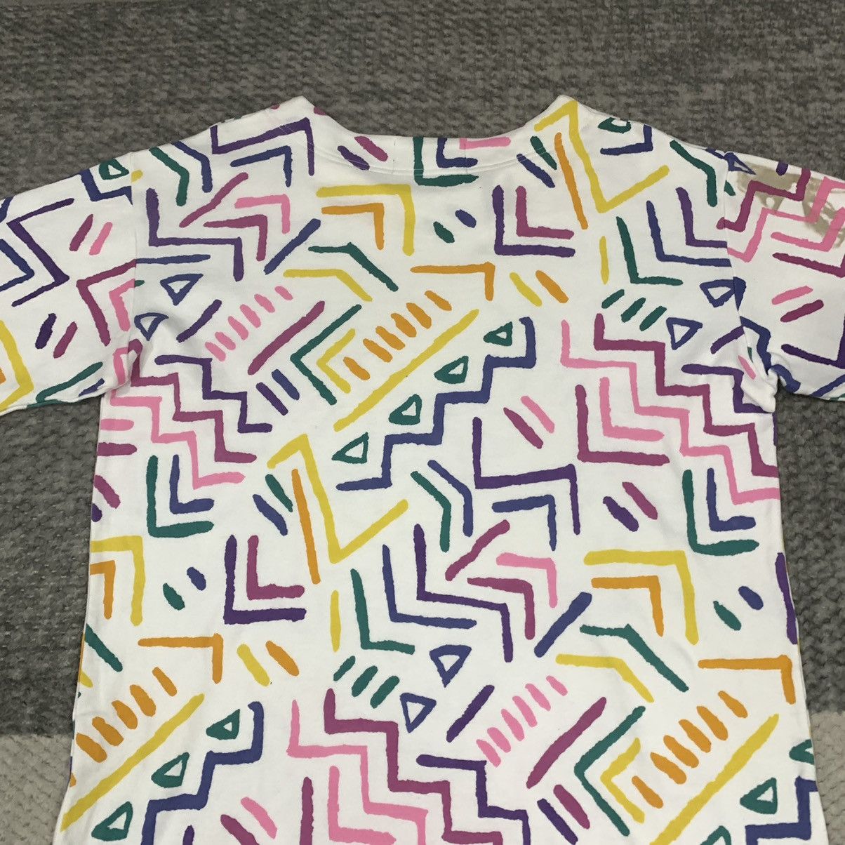Japanese Brand ZAKANAKA ALLOVER PRINT ART MONOGRAM AS KEITH HARING TSHIRT Size US M / EU 48-50 / 2 - 8 Thumbnail