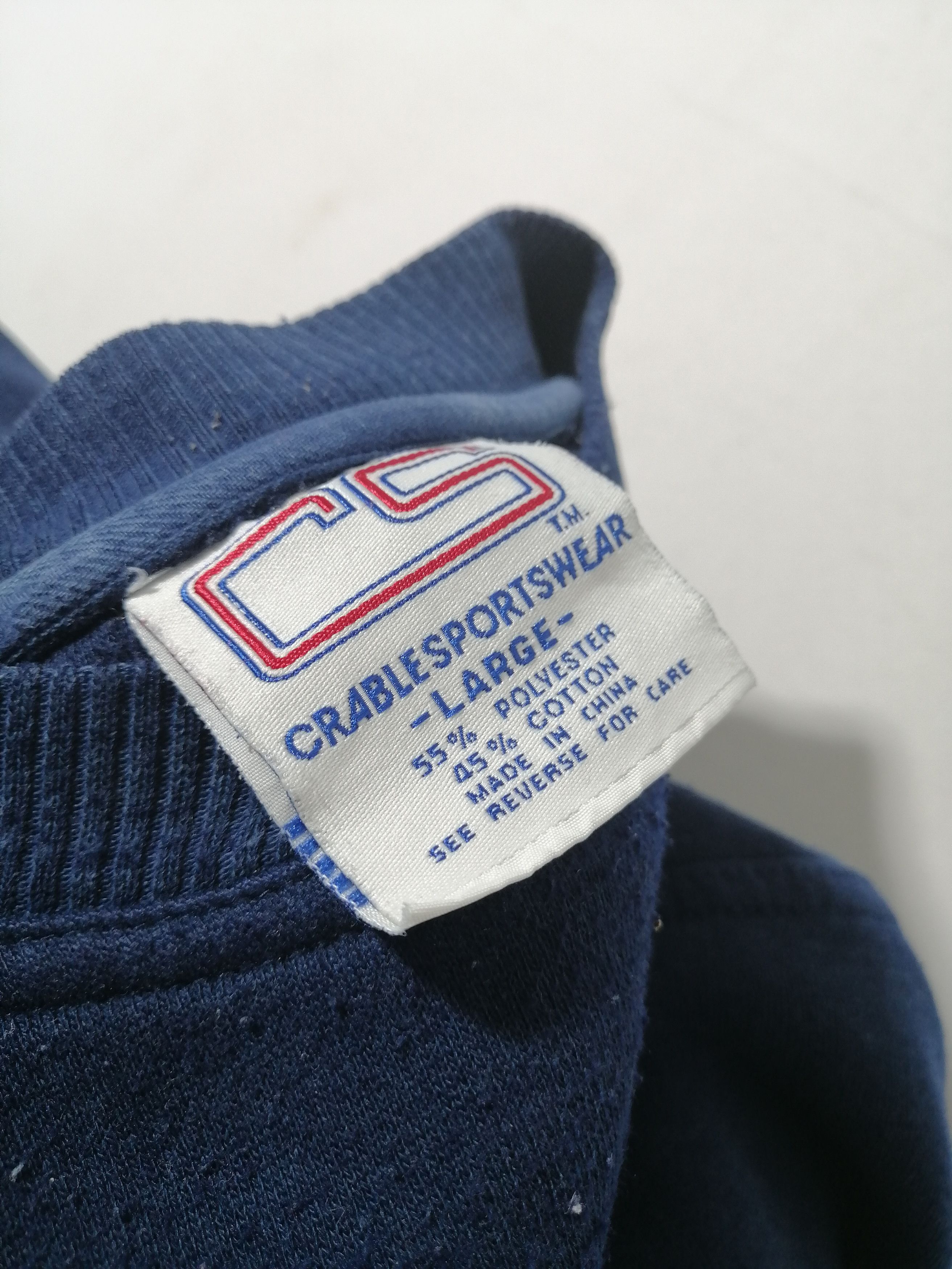 Vintage Vintage Notre Dame Embroided Distressed Style Sweatshirt Size US L / EU 52-54 / 3 - 10 Thumbnail