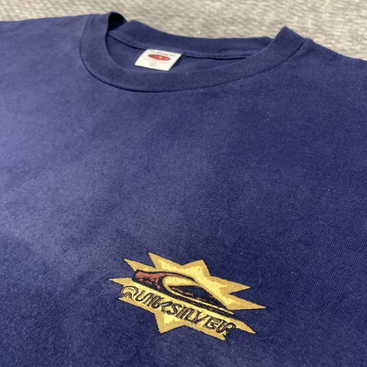 Quiksilver VINTAGE 90s QUIKSILVER USA SINGLESTITCH STREETWEAR SURF TEE Size US L / EU 52-54 / 3 - 7 Thumbnail