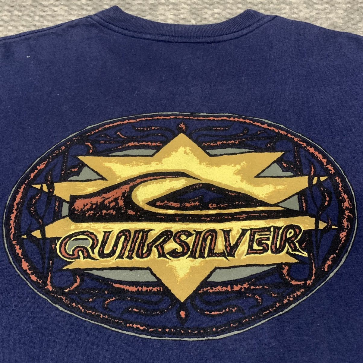 Quiksilver VINTAGE 90s QUIKSILVER USA SINGLESTITCH STREETWEAR SURF TEE Size US L / EU 52-54 / 3 - 16 Thumbnail