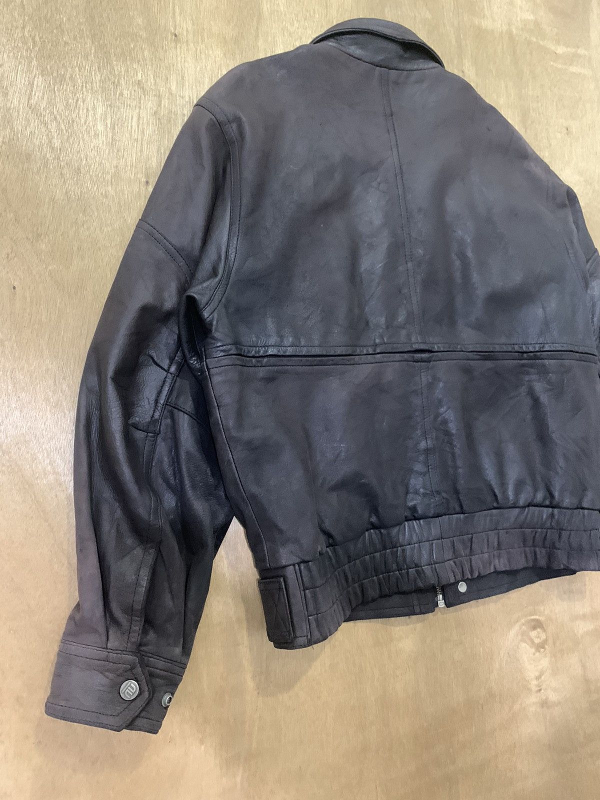 Robert Comstock ROBERT COMSTOCK Vtg Motorcycle Racing Biker Leather Jacket Size US M / EU 48-50 / 2 - 20 Thumbnail