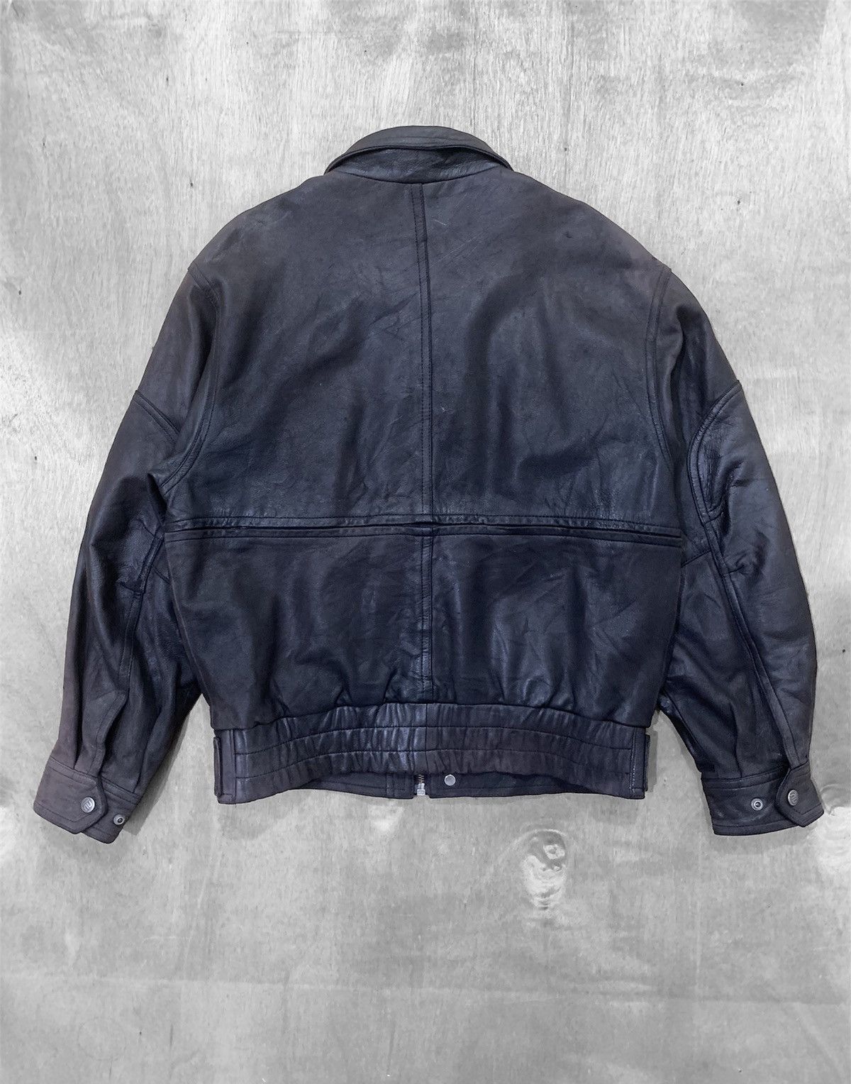 Robert Comstock ROBERT COMSTOCK Vtg Motorcycle Racing Biker Leather Jacket Size US M / EU 48-50 / 2 - 2 Thumbnail
