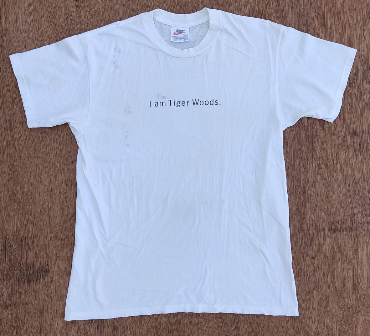 image of Tee Nike 90's C8 Tiger Woods in White, Men's (Size Small)