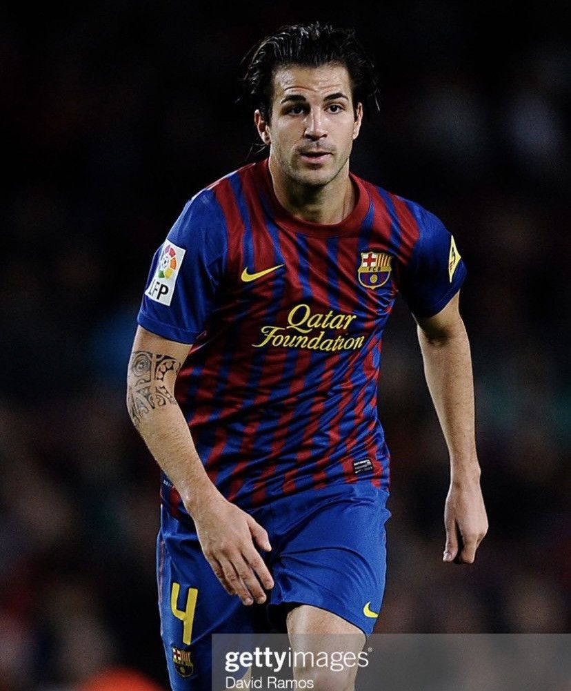 Nike 2011 2012 PLAYER ISSUE Barcelona Fabregas Nike Soccer Jersey Size US M / EU 48-50 / 2 - 2 Thumbnail
