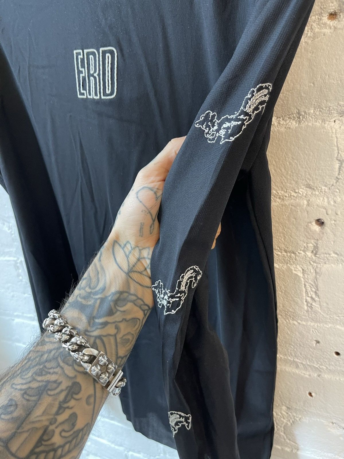 Enfants Riches Deprimes ERD MESH SHEER BLACK SHIRT XL Size US XL / EU 56 / 4 - 5 Thumbnail