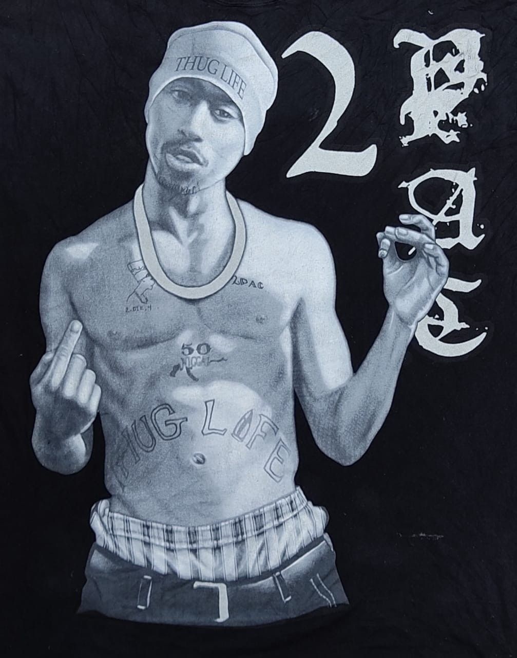 Band Tees × Rap Tees × Vintage vintage tee D - 20 Tupac 2pac Size US XXL / EU 58 / 5 - 2 Thumbnail