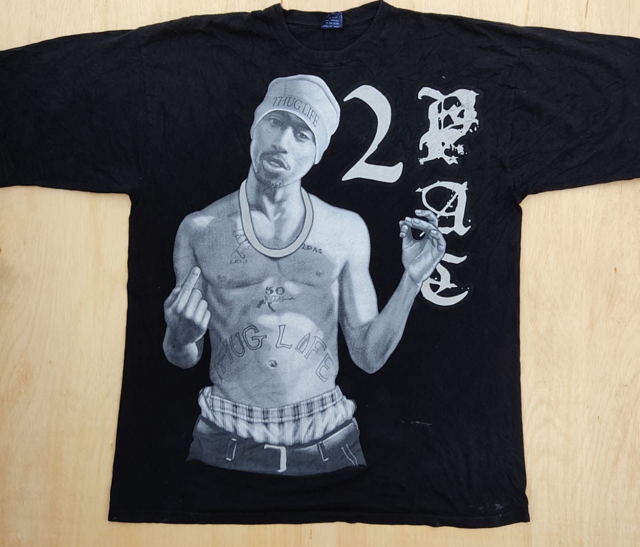 Band Tees × Rap Tees × Vintage vintage tee D - 20 Tupac 2pac Size US XXL / EU 58 / 5 - 1 Thumbnail