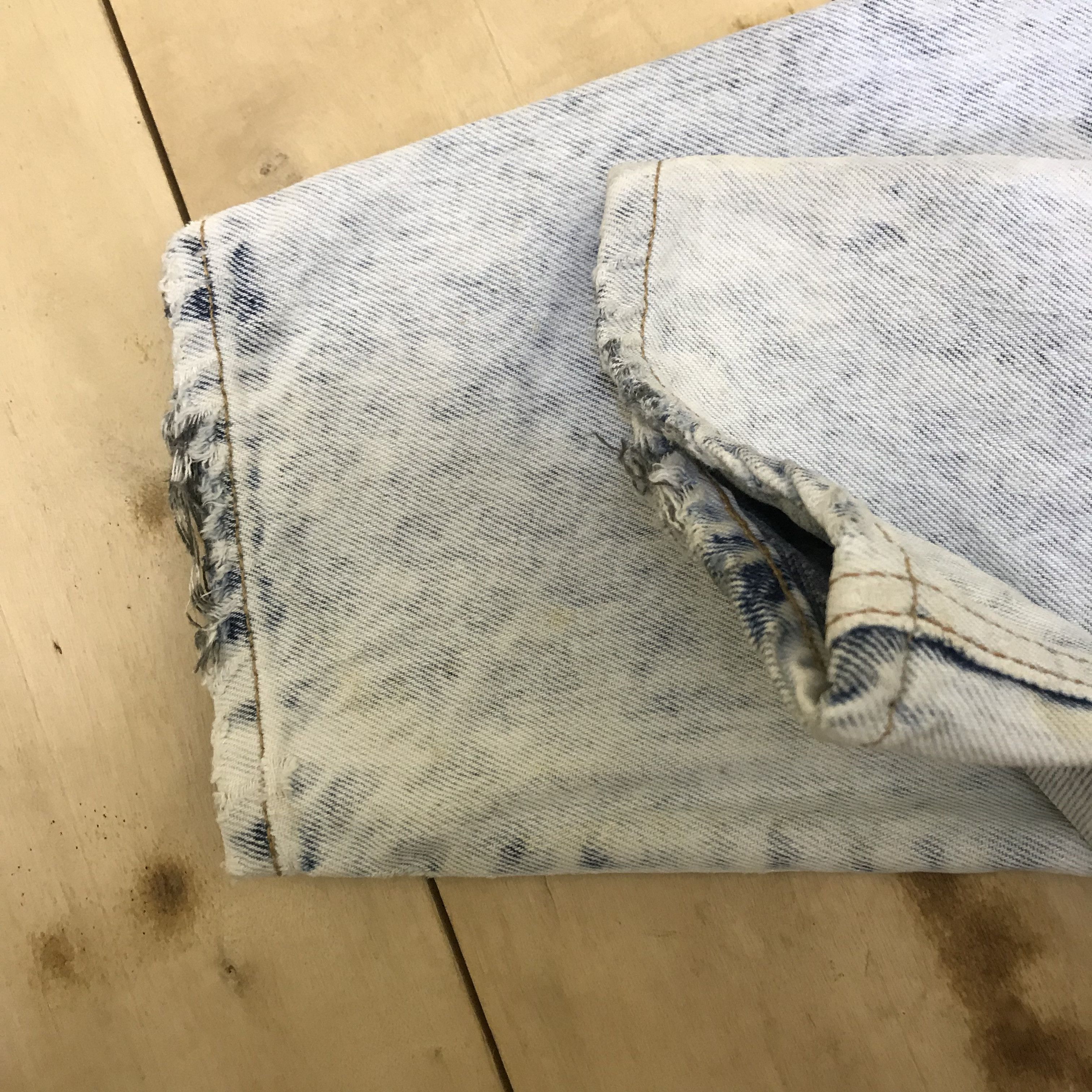 Edwin × Vintage X62 VTG EDWIN HIGHWAIST ACID WASH RIPPED JEANS Size 26" / US 2 / IT 38 - 7 Thumbnail