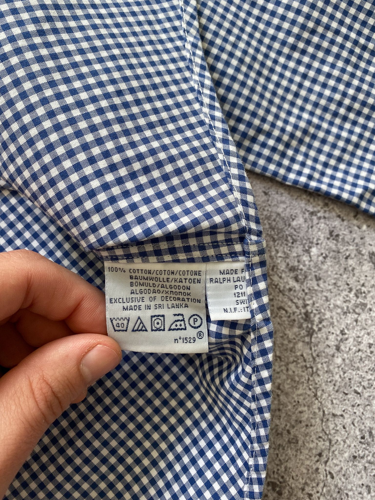 Polo Ralph Lauren Vintage Polo Ralph Lauren Check Shirt Size S Size US S / EU 44-46 / 1 - 6 Thumbnail