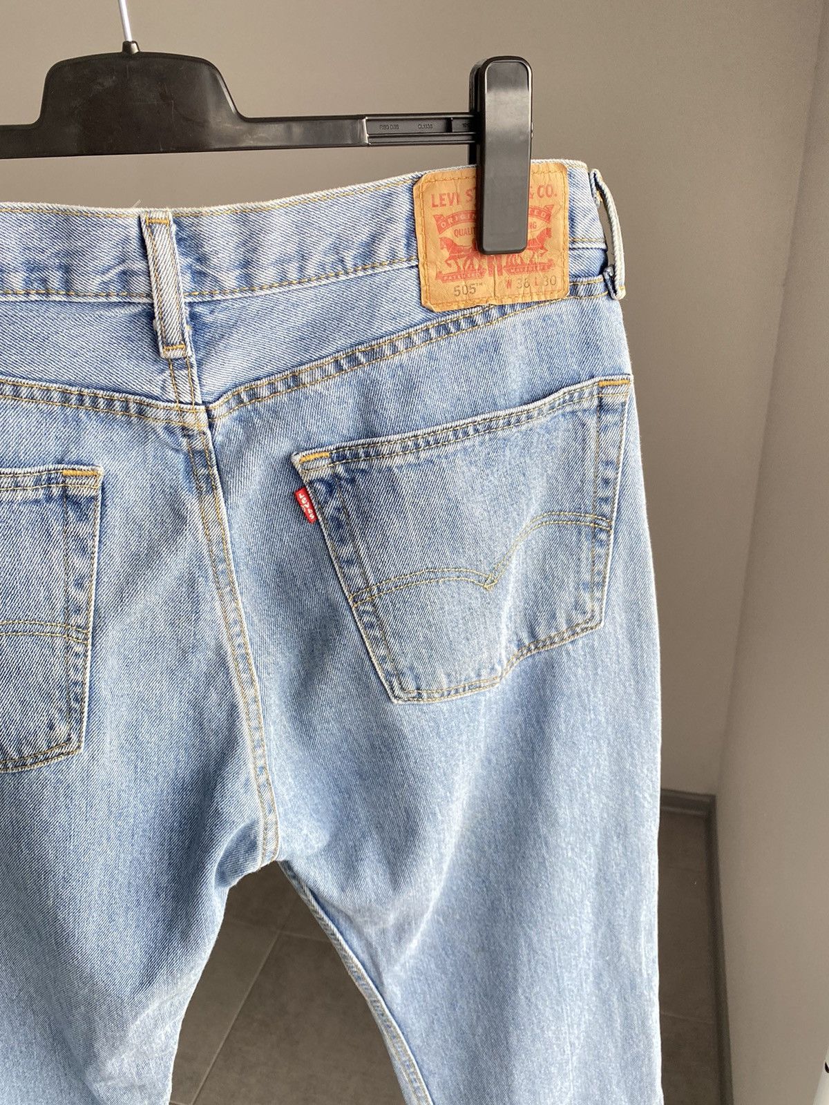 Levi's Levis 505 Jeans Blue Denim Size US 36 / EU 52 - 3 Thumbnail