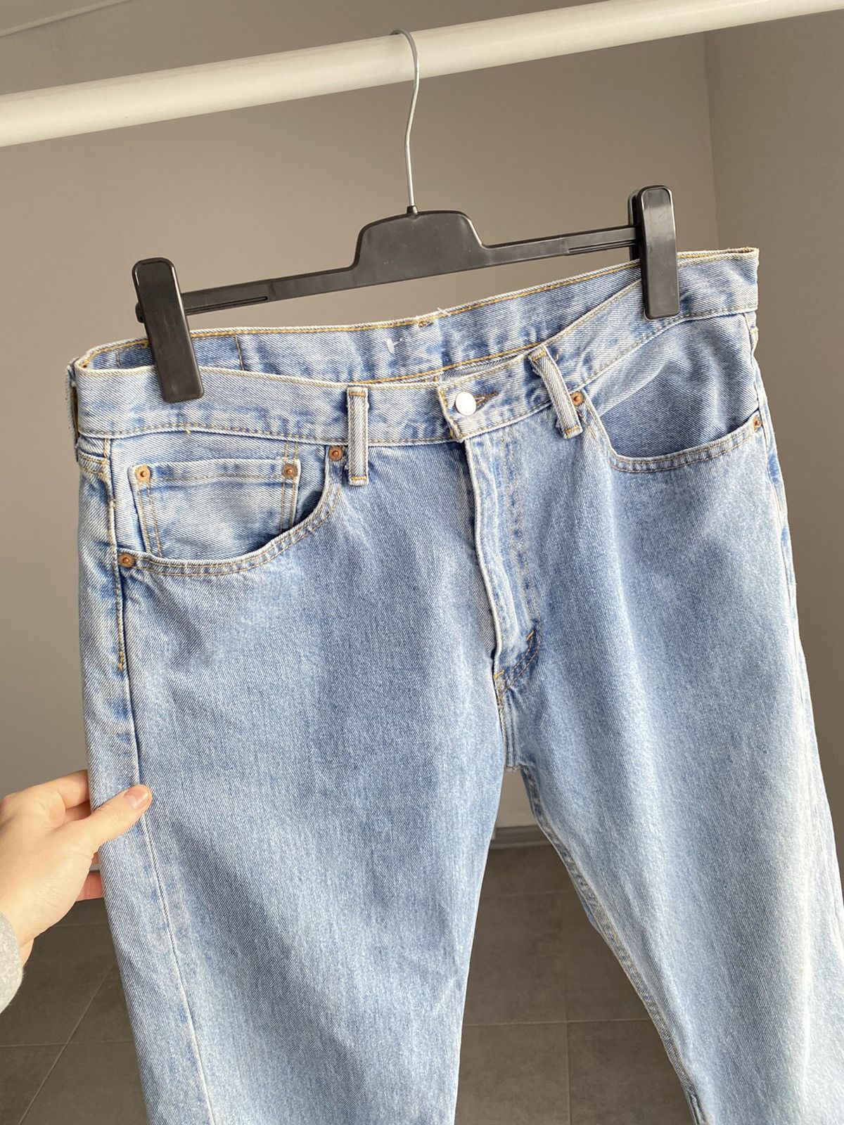 Levi's Levis 505 Jeans Blue Denim Size US 36 / EU 52 - 11 Thumbnail