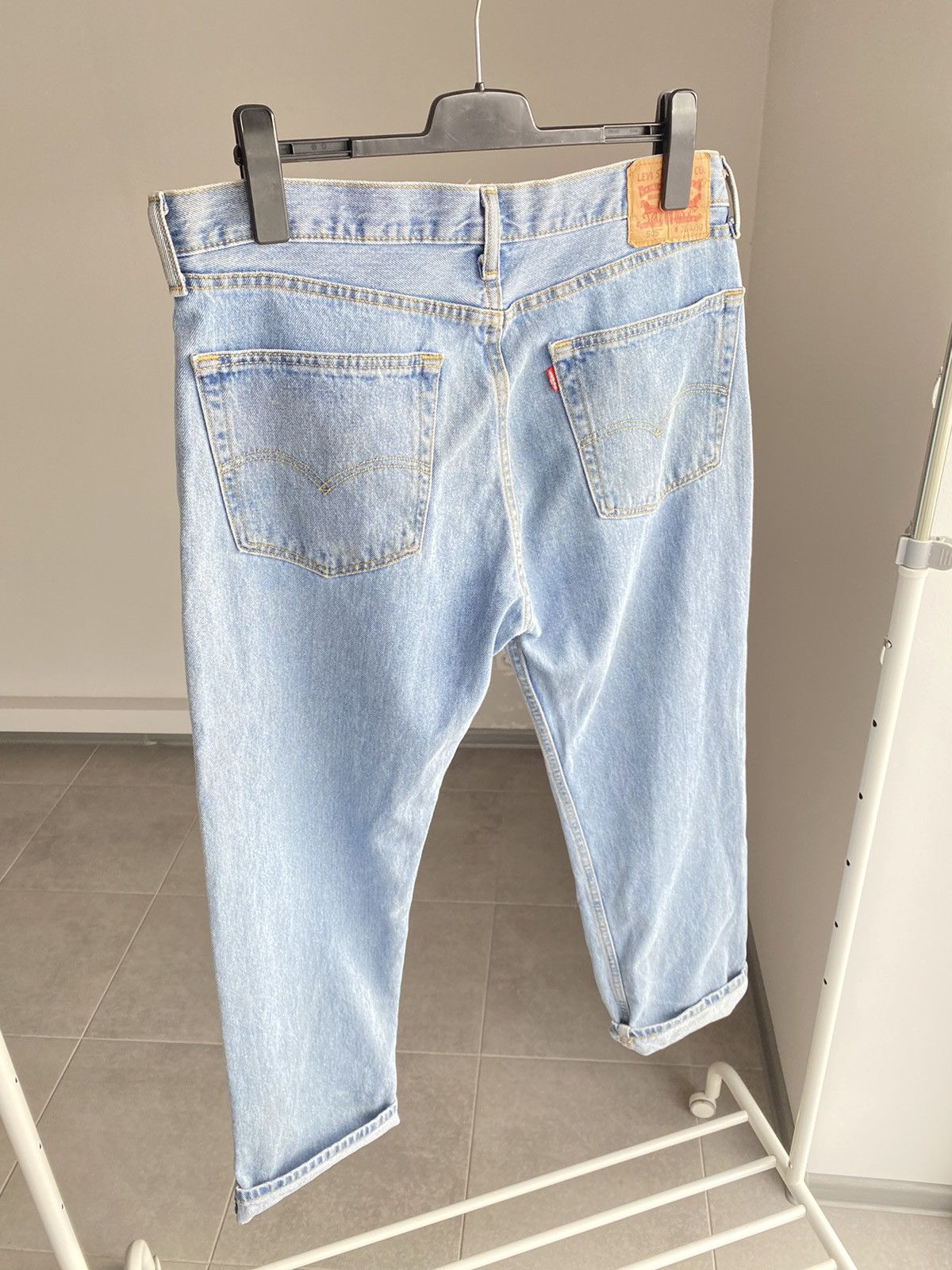 Levi's Levis 505 Jeans Blue Denim Size US 36 / EU 52 - 2 Thumbnail