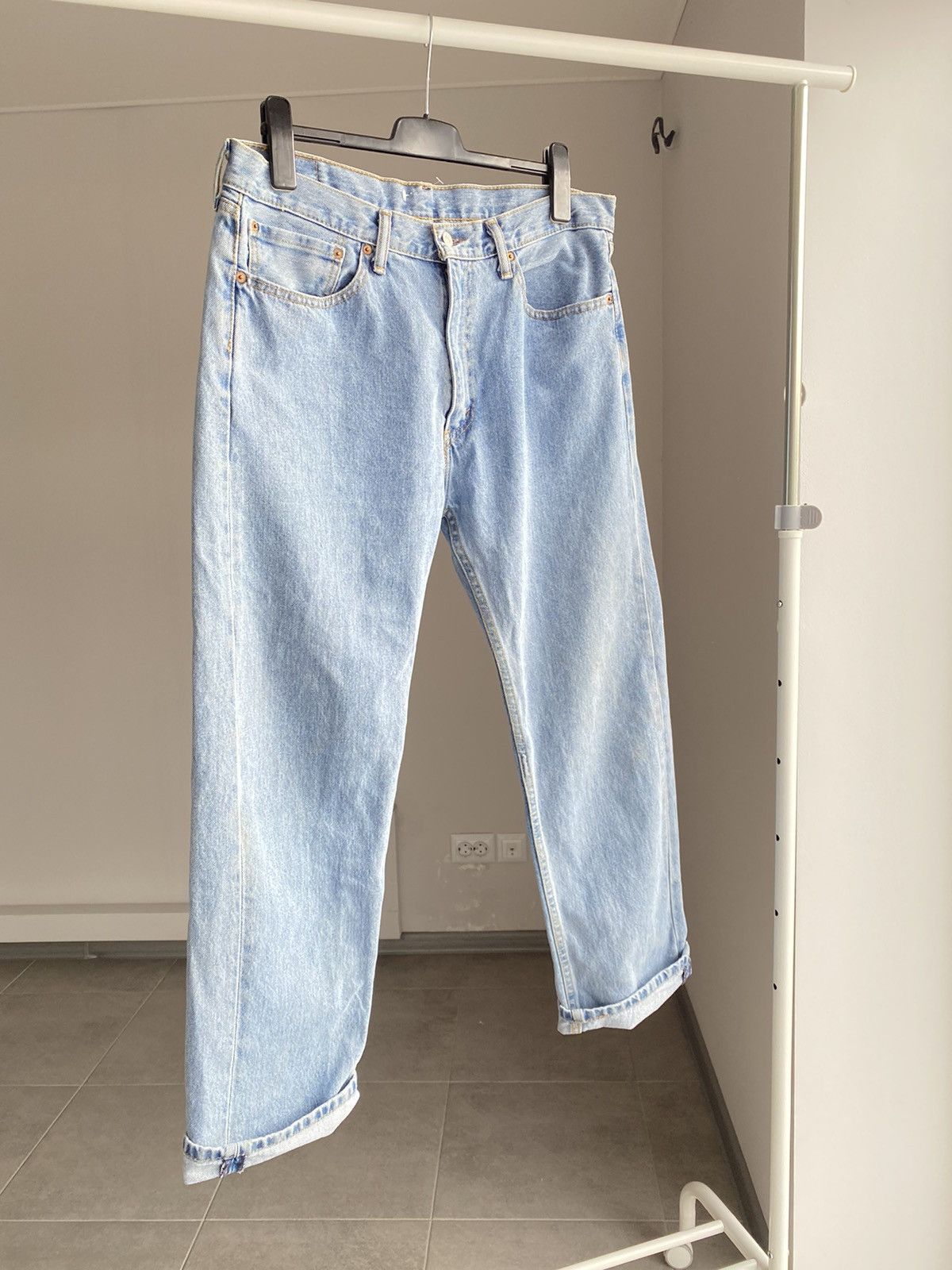 Levi's Levis 505 Jeans Blue Denim Size US 36 / EU 52 - 8 Thumbnail