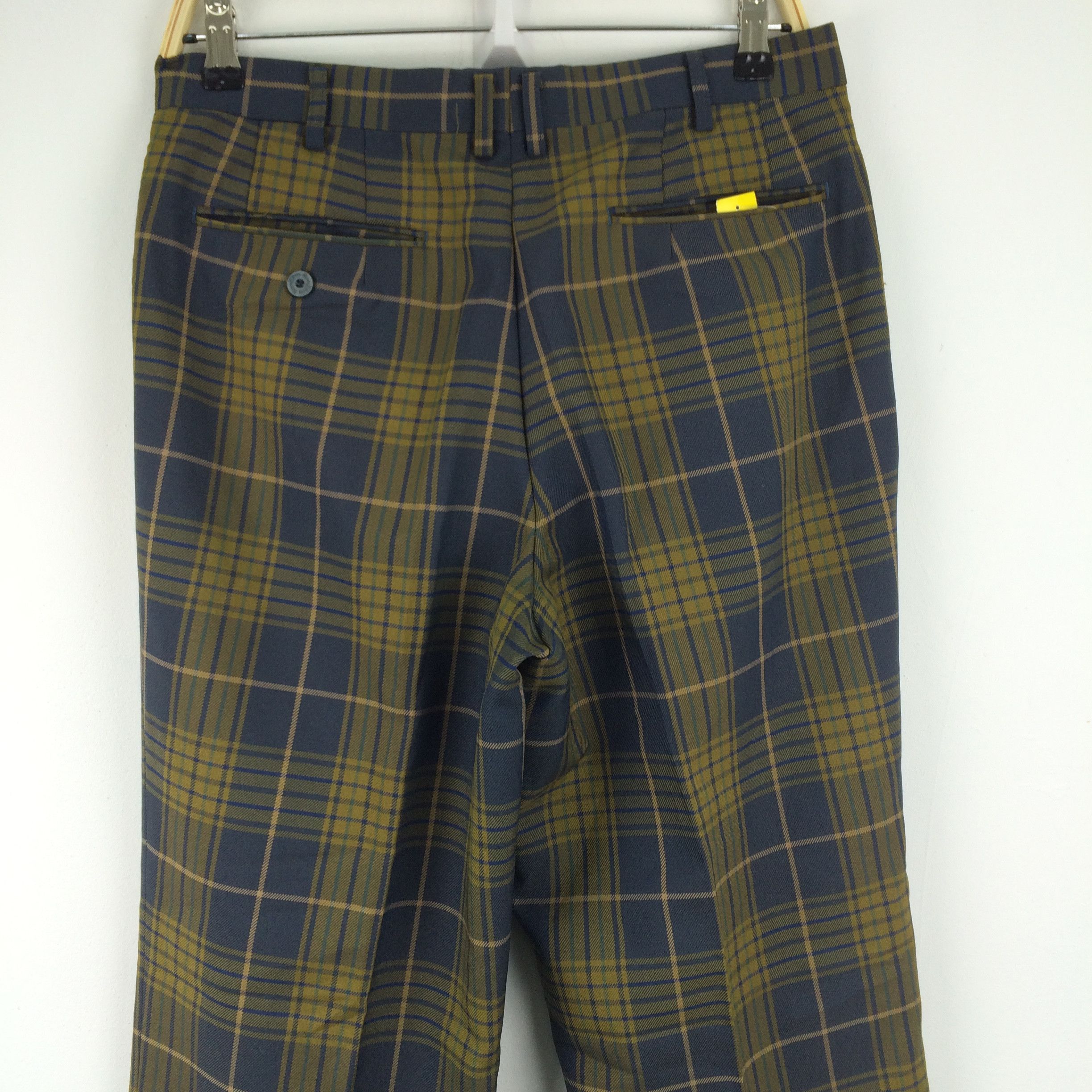 Golf Wang × Japanese Brand X67 VTG JAPAN PROFESSIONAL GOLF BY PALSON TARTAN ANKLE PANTS Size US 33 - 7 Thumbnail