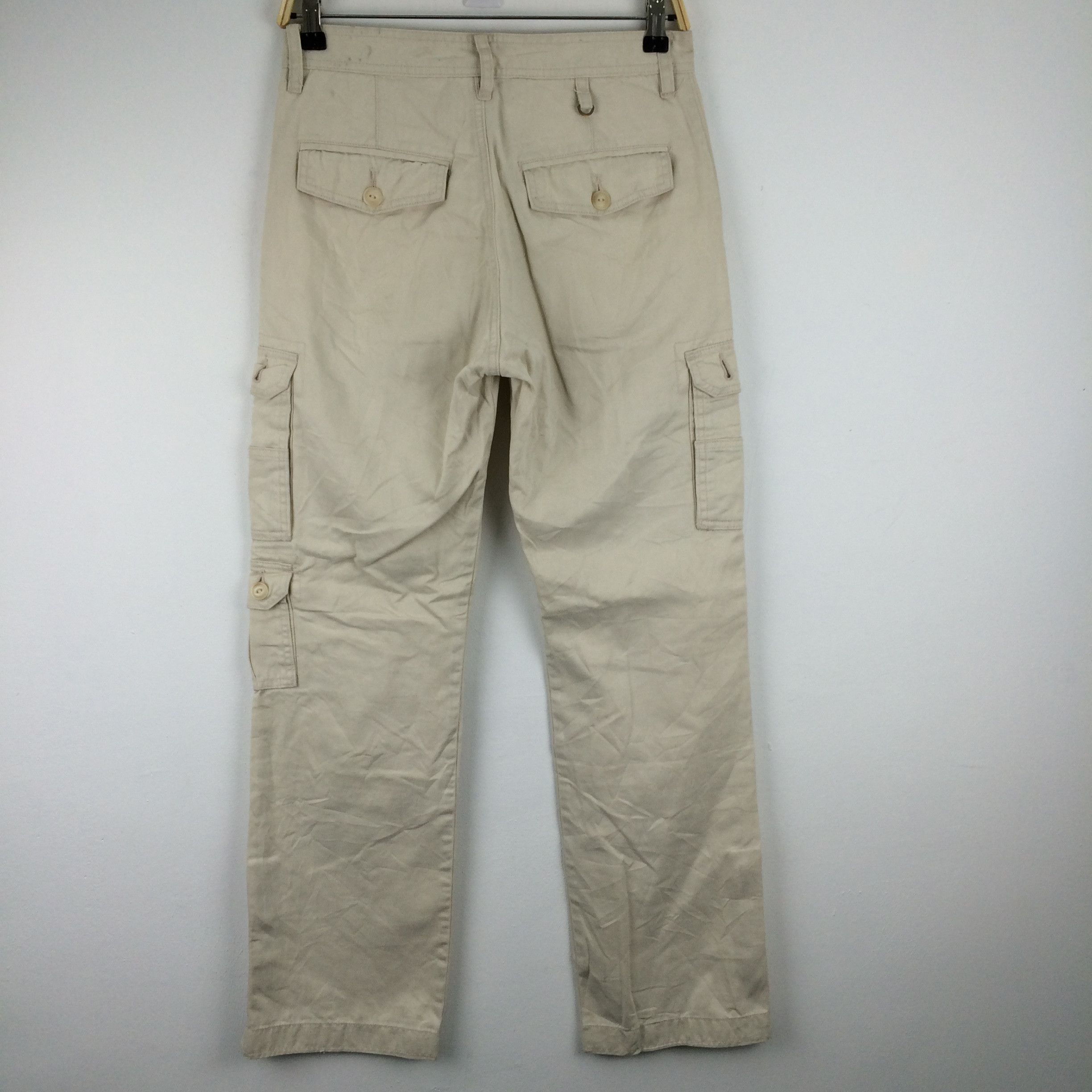 Issey Miyake × Japanese Brand X68 JAPAN MADE SUNNY CLOUDS BY ISSEY MIYAKE CARGO PANTS Size US 29 - 2 Thumbnail