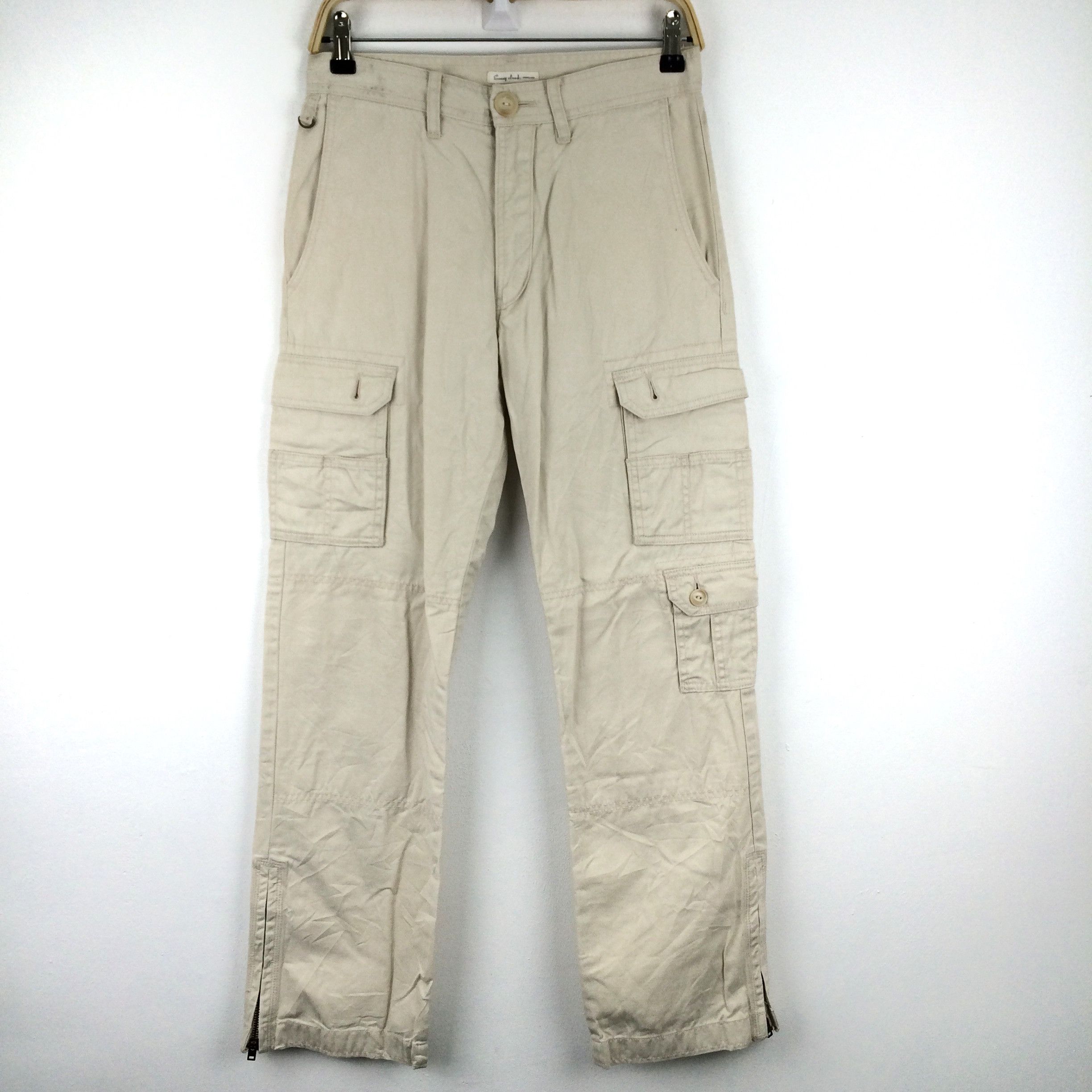 Issey Miyake × Japanese Brand X68 JAPAN MADE SUNNY CLOUDS BY ISSEY MIYAKE CARGO PANTS Size US 29 - 1 Thumbnail