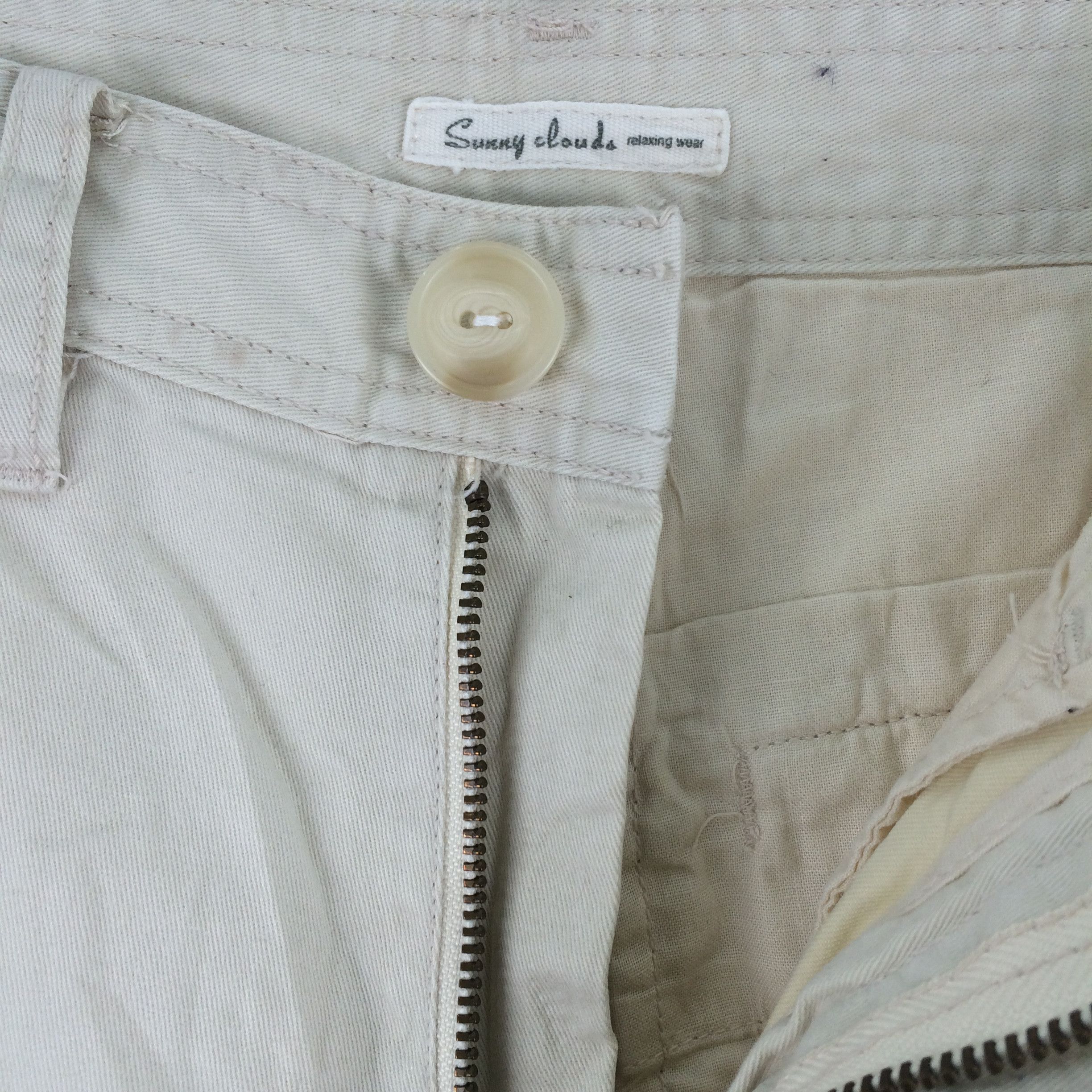 Issey Miyake × Japanese Brand X68 JAPAN MADE SUNNY CLOUDS BY ISSEY MIYAKE CARGO PANTS Size US 29 - 5 Thumbnail
