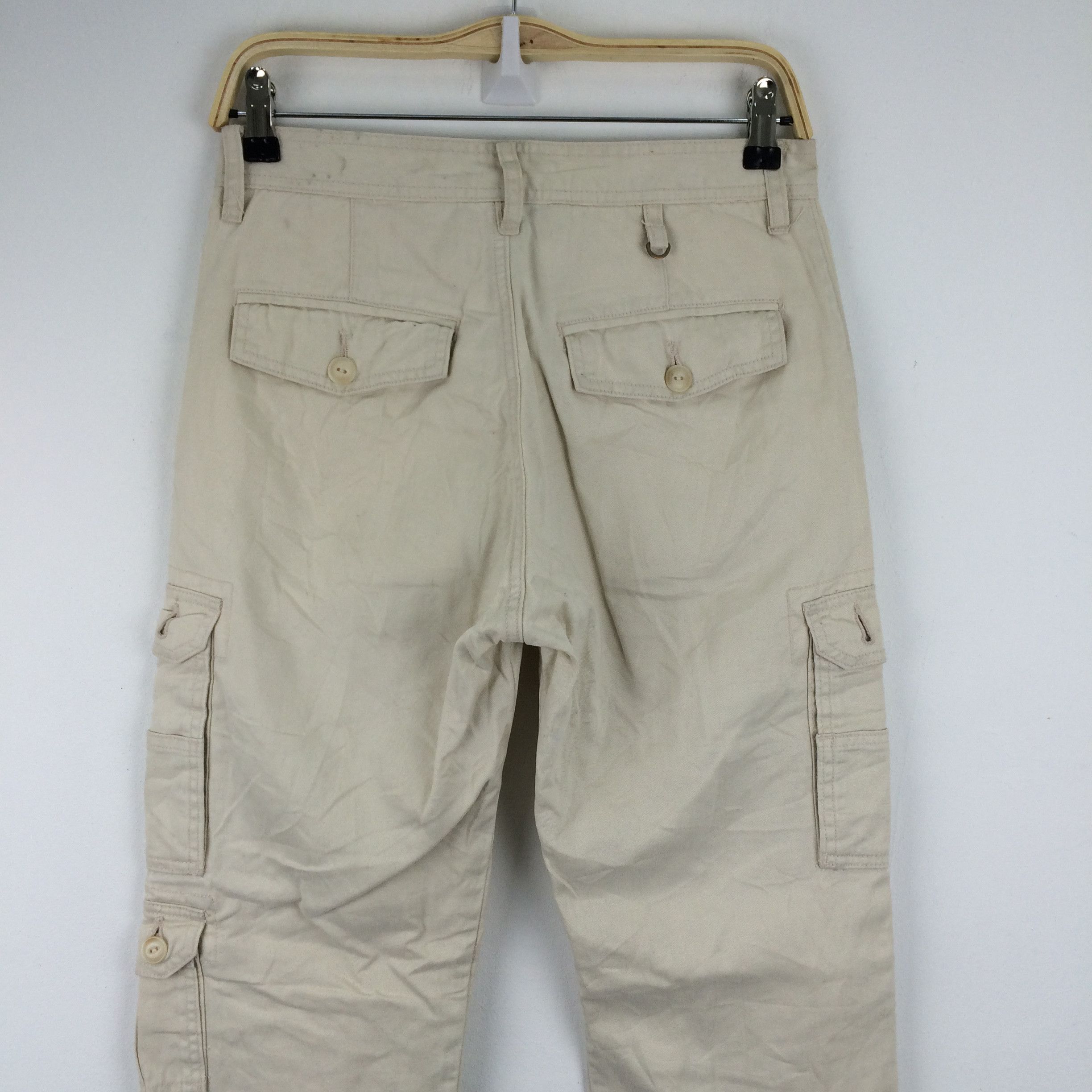 Issey Miyake × Japanese Brand X68 JAPAN MADE SUNNY CLOUDS BY ISSEY MIYAKE CARGO PANTS Size US 29 - 3 Thumbnail