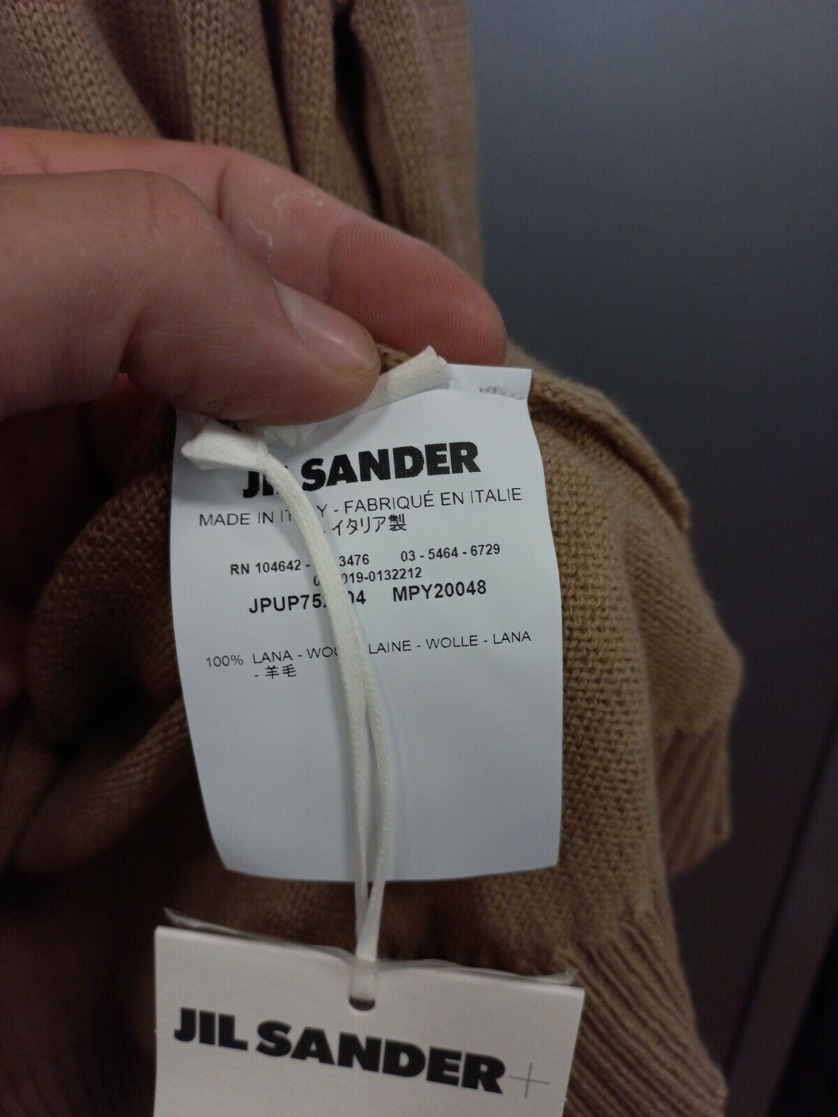 Jil Sander Jersey JPUP752504 in Camel Size US M / EU 48-50 / 2 - 6 Thumbnail