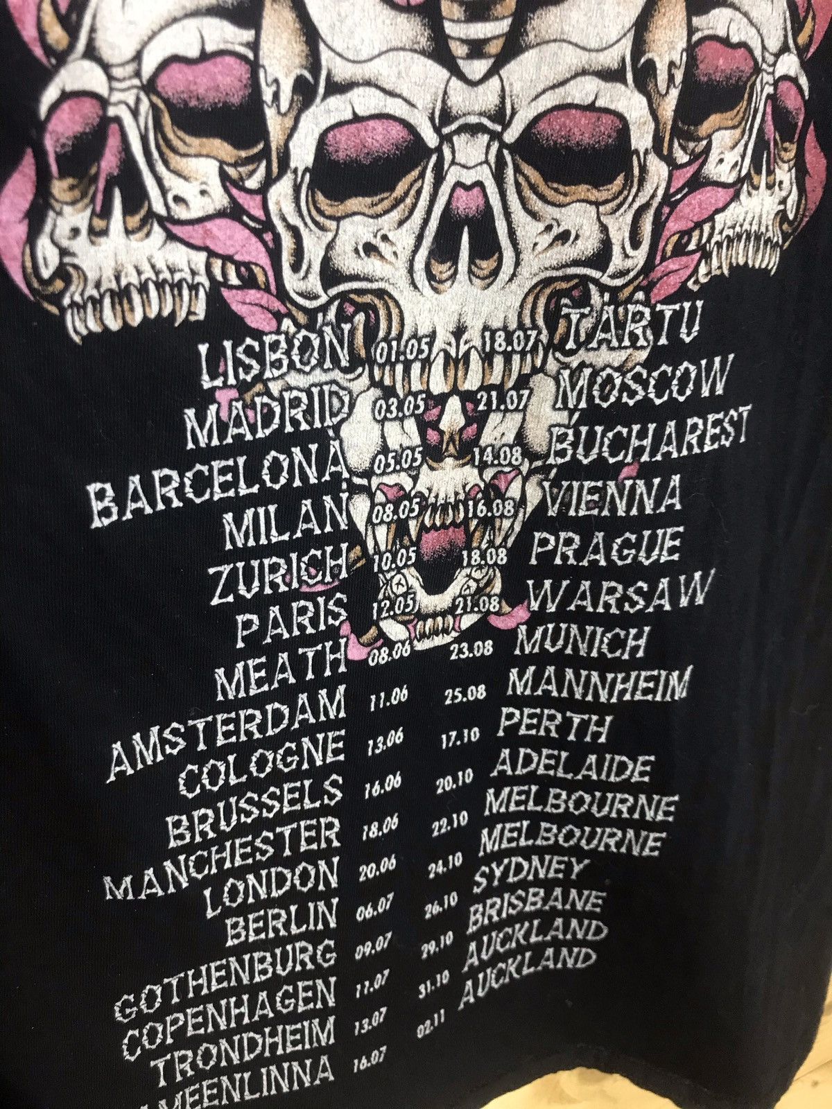 Band Tees Metallica 2017 tour t-shirt Size US XS / EU 42 / 0 - 10 Thumbnail