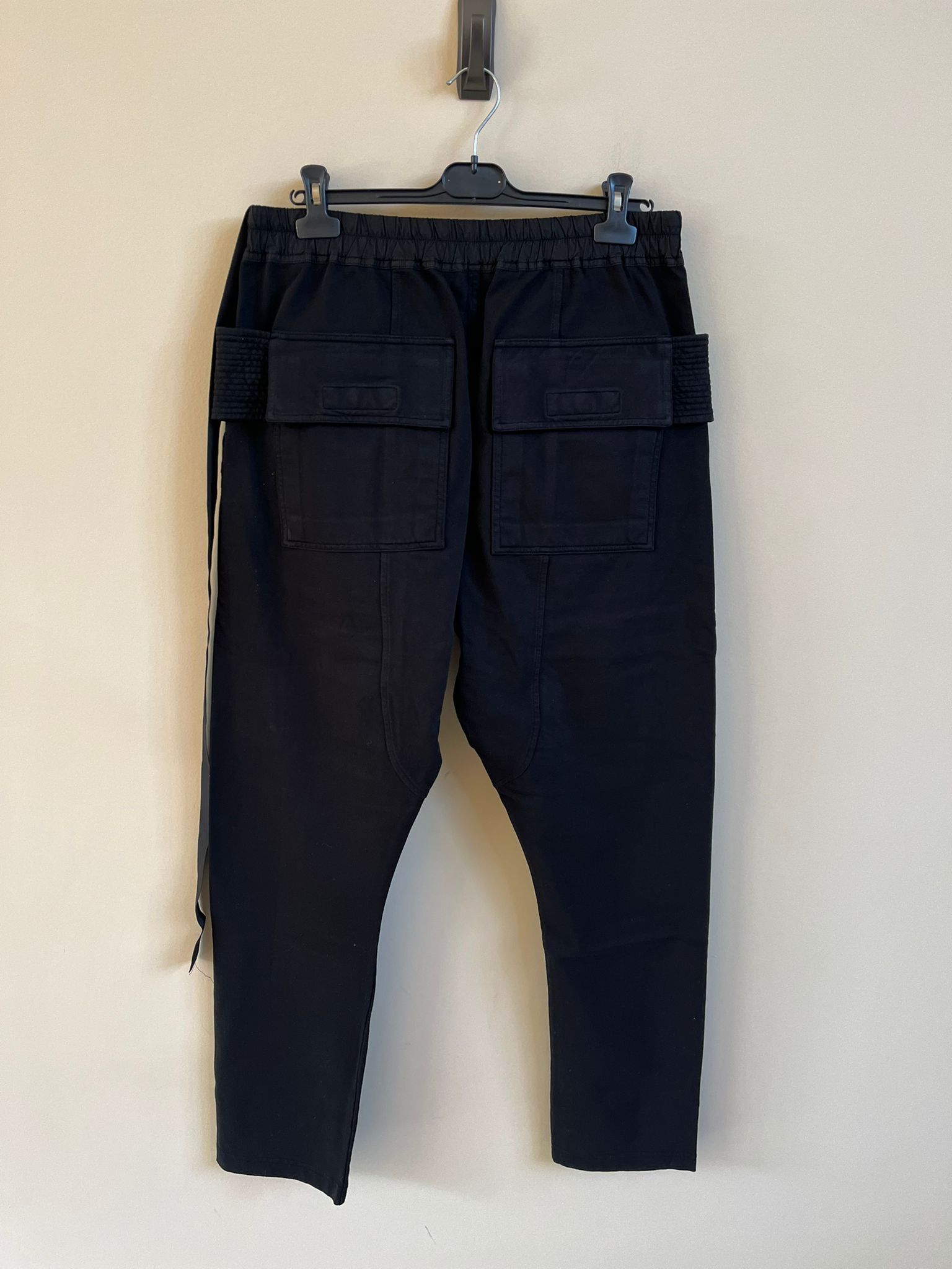 Rick Owens Drkshdw Creatch Cargo Drawstring Pants in Black Size US 32 / EU 48 - 8 Thumbnail