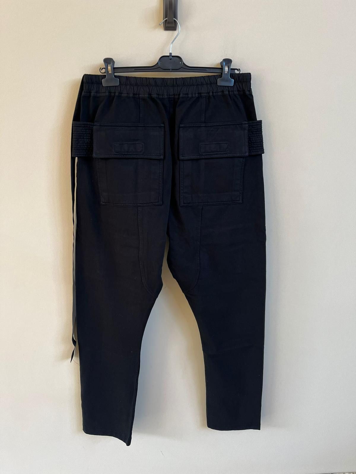 Rick Owens Drkshdw Creatch Cargo Drawstring Pants in Black Size US 32 / EU 48 - 9 Thumbnail