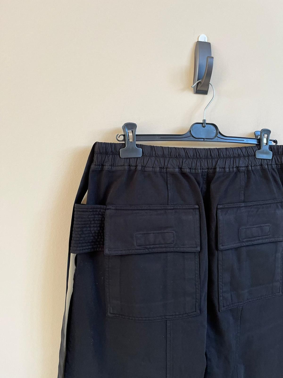 Rick Owens Drkshdw Creatch Cargo Drawstring Pants in Black Size US 32 / EU 48 - 10 Thumbnail