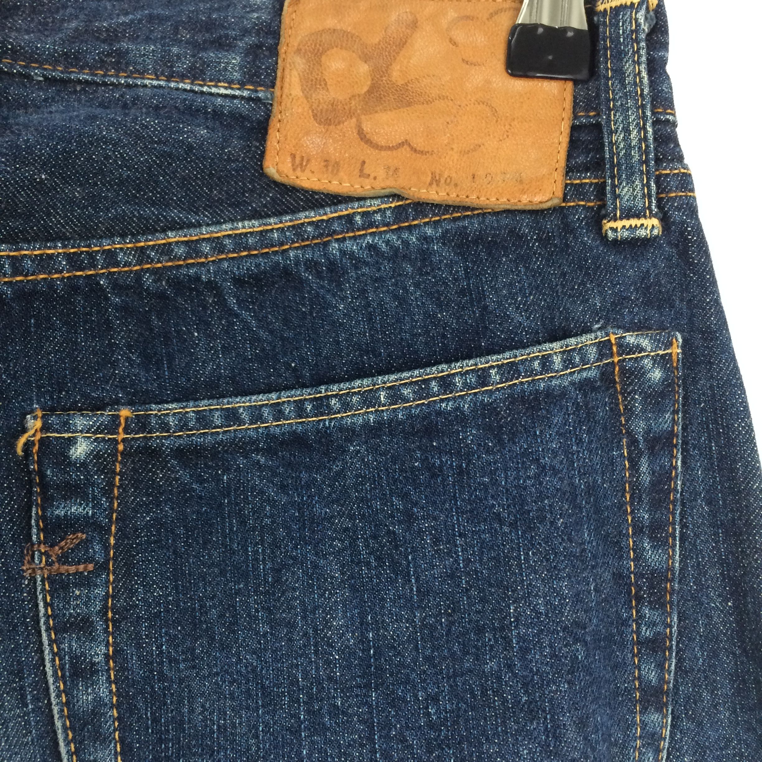 45rpm × Japanese Brand X73 JAPAN 45RPM STUDIO VTG SELVEDGE BUTTON FLY DENIM Size US 30 / EU 46 - 5 Thumbnail