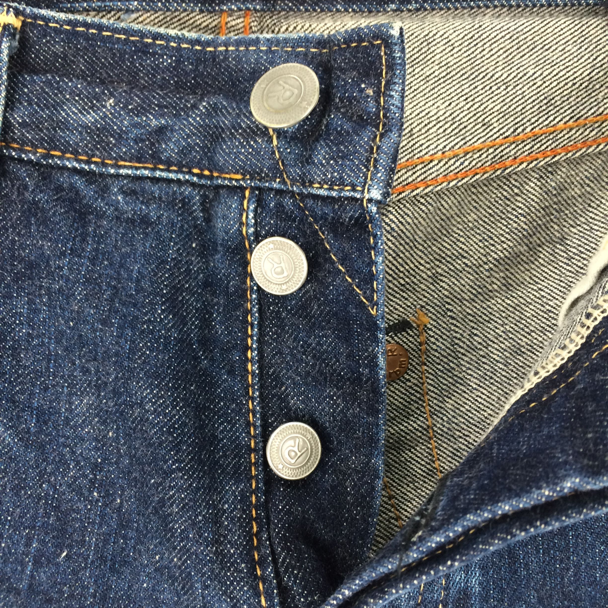 45rpm × Japanese Brand X73 JAPAN 45RPM STUDIO VTG SELVEDGE BUTTON FLY DENIM Size US 30 / EU 46 - 7 Thumbnail