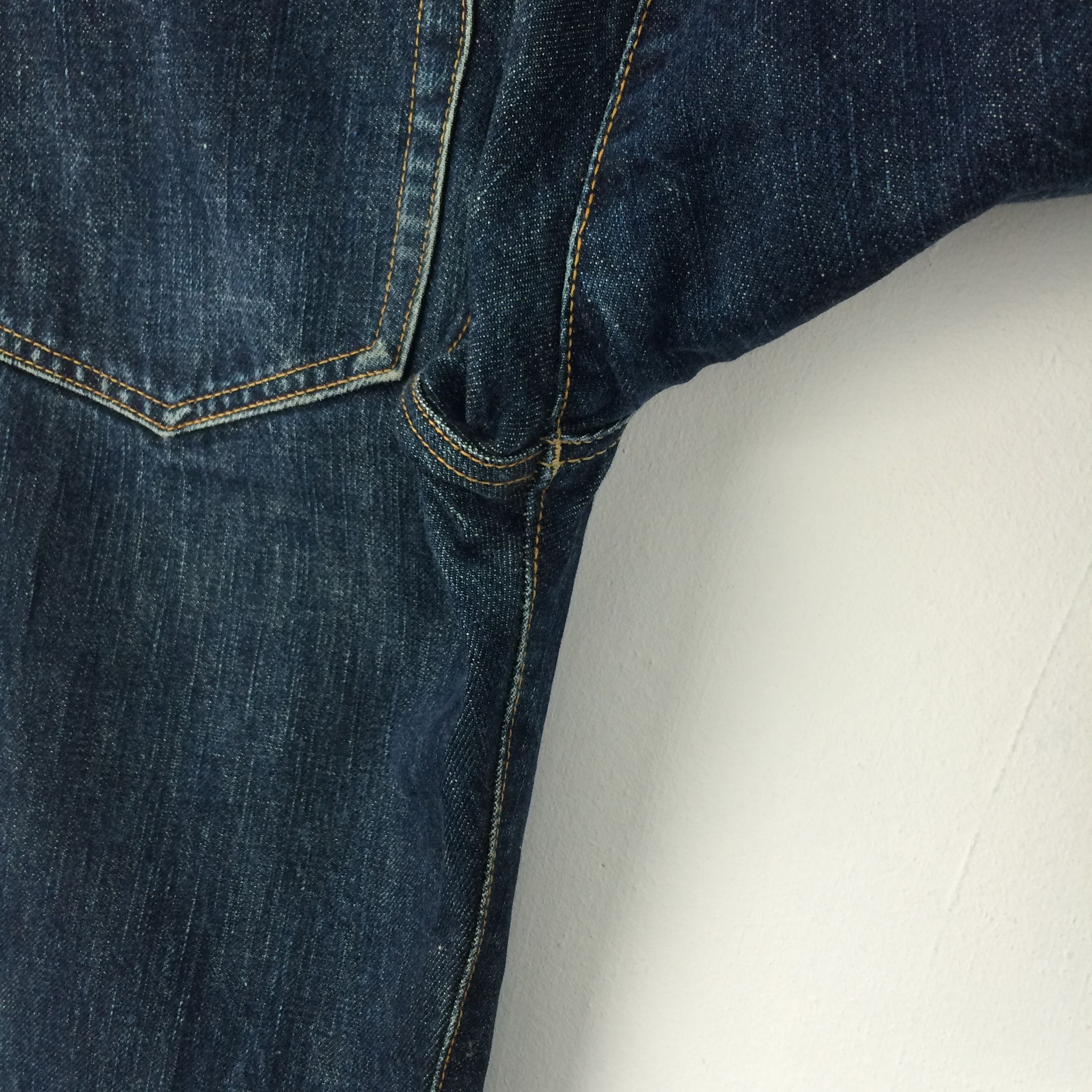 45rpm × Japanese Brand X73 JAPAN 45RPM STUDIO VTG SELVEDGE BUTTON FLY DENIM Size US 30 / EU 46 - 8 Thumbnail