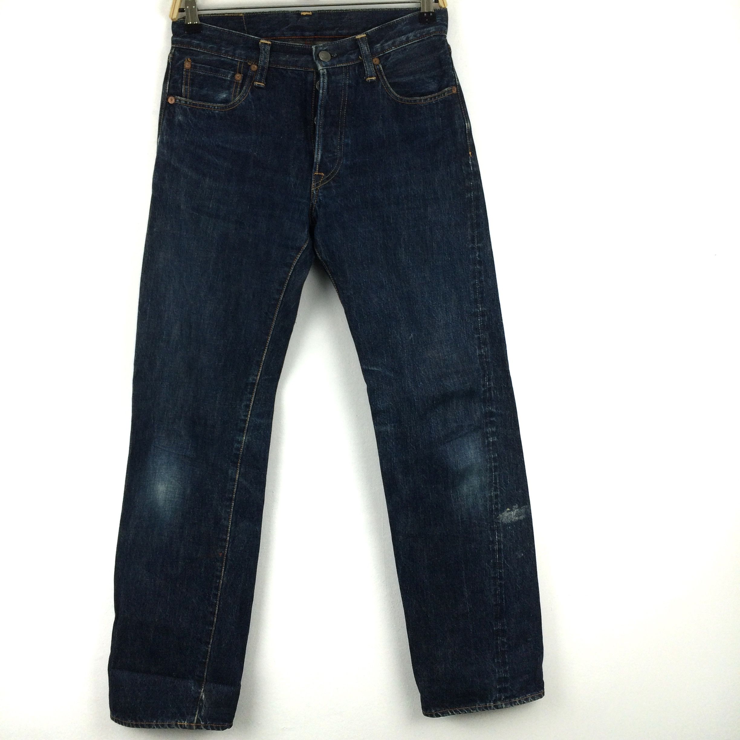 45rpm × Japanese Brand X73 JAPAN 45RPM STUDIO VTG SELVEDGE BUTTON FLY DENIM Size US 30 / EU 46 - 2 Thumbnail