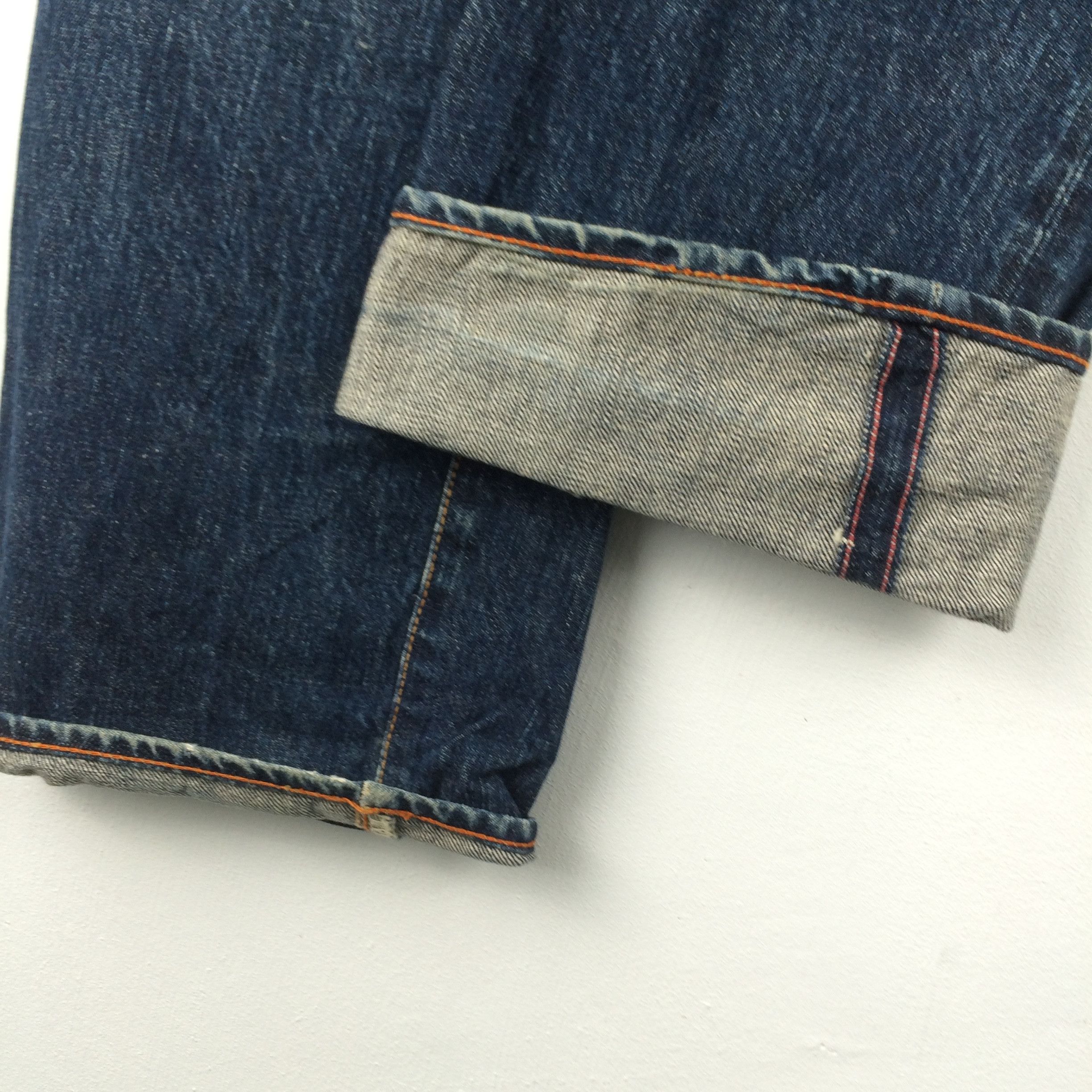 45rpm × Japanese Brand X73 JAPAN 45RPM STUDIO VTG SELVEDGE BUTTON FLY DENIM Size US 30 / EU 46 - 4 Thumbnail