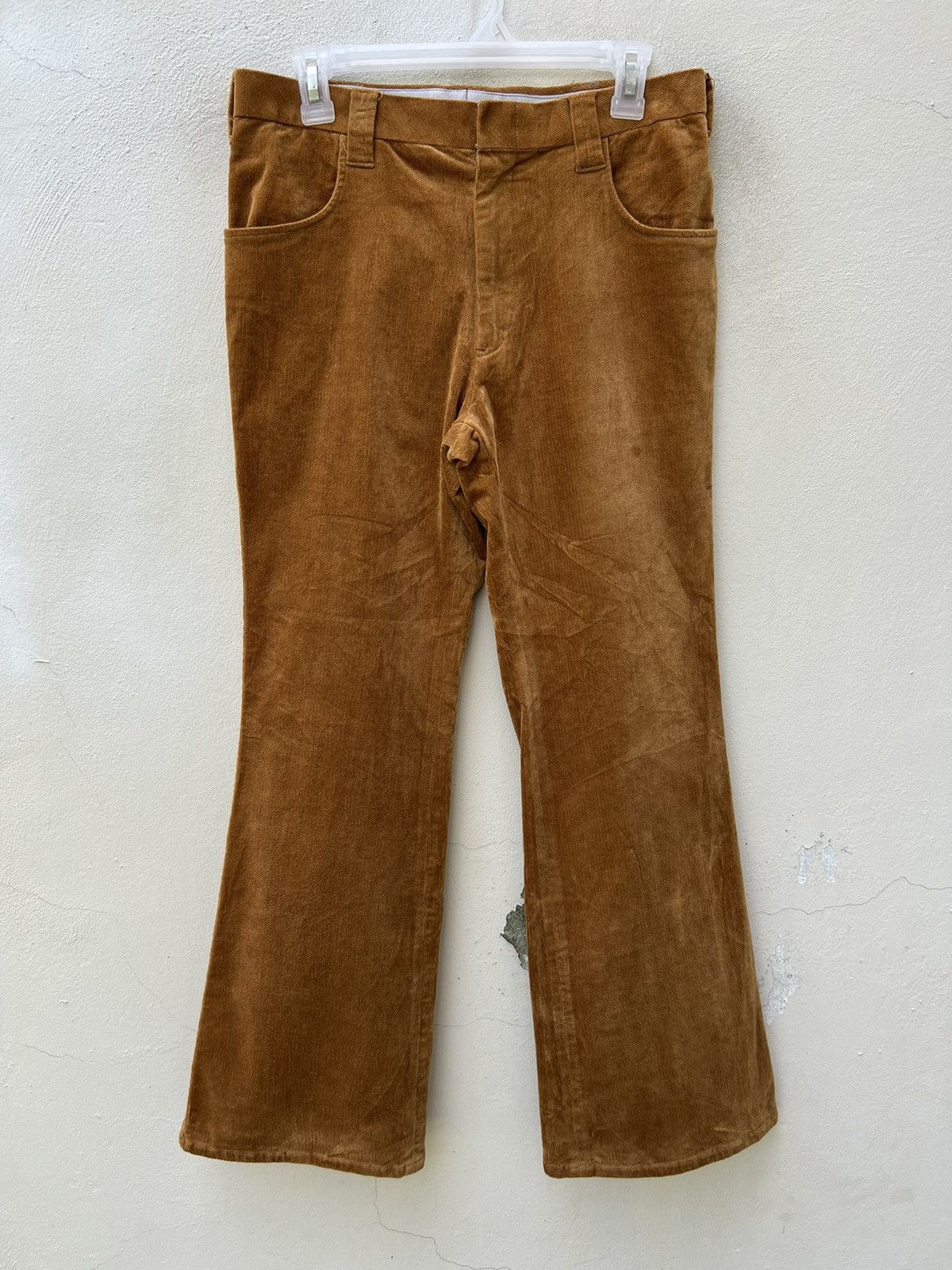 Vintage Super Flared Inpaichthys Kerri Japan Stretch Corduroy Pant Size US 30 / EU 46 - 6 Thumbnail