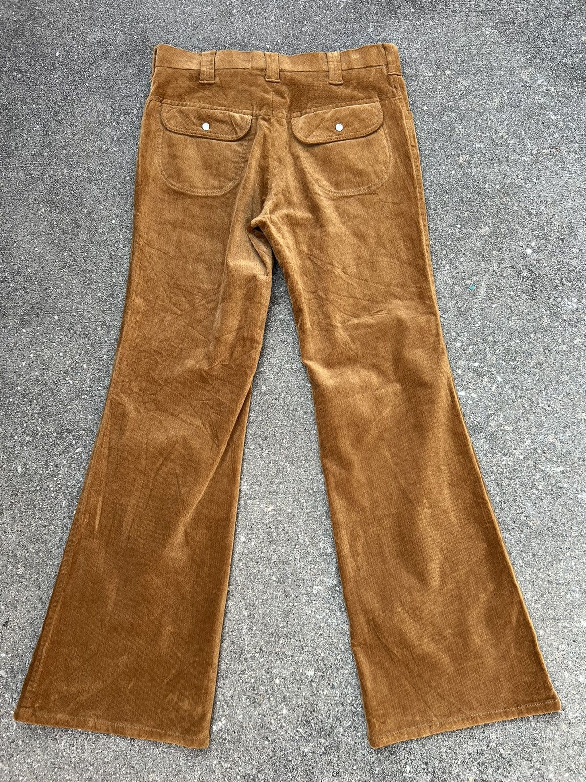 Vintage Super Flared Inpaichthys Kerri Japan Stretch Corduroy Pant Size US 30 / EU 46 - 5 Thumbnail