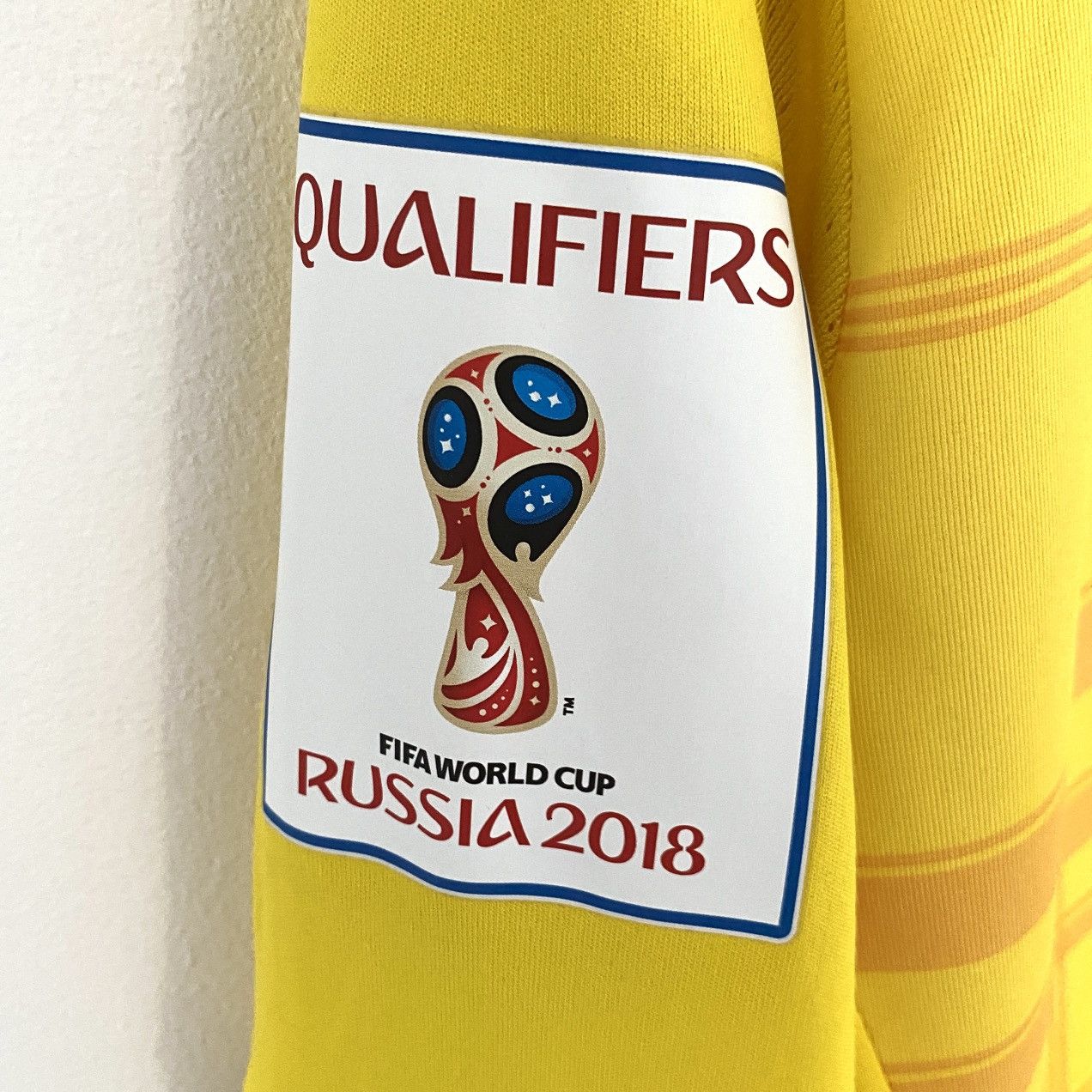 Adidas 2016 2018 GAME ISSUE Ukraine Iarmolenko Adidas Soccer Jersey Size US L / EU 52-54 / 3 - 5 Thumbnail