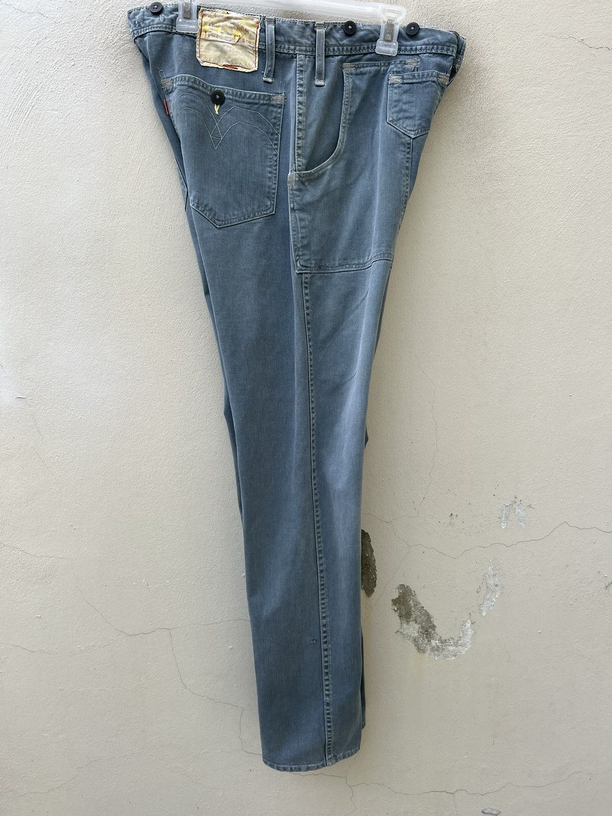 Levi's Vintage 90s Levi’s Red Beauregard Sun Fade Distress Jeans Size US 34 / EU 50 - 22 Thumbnail
