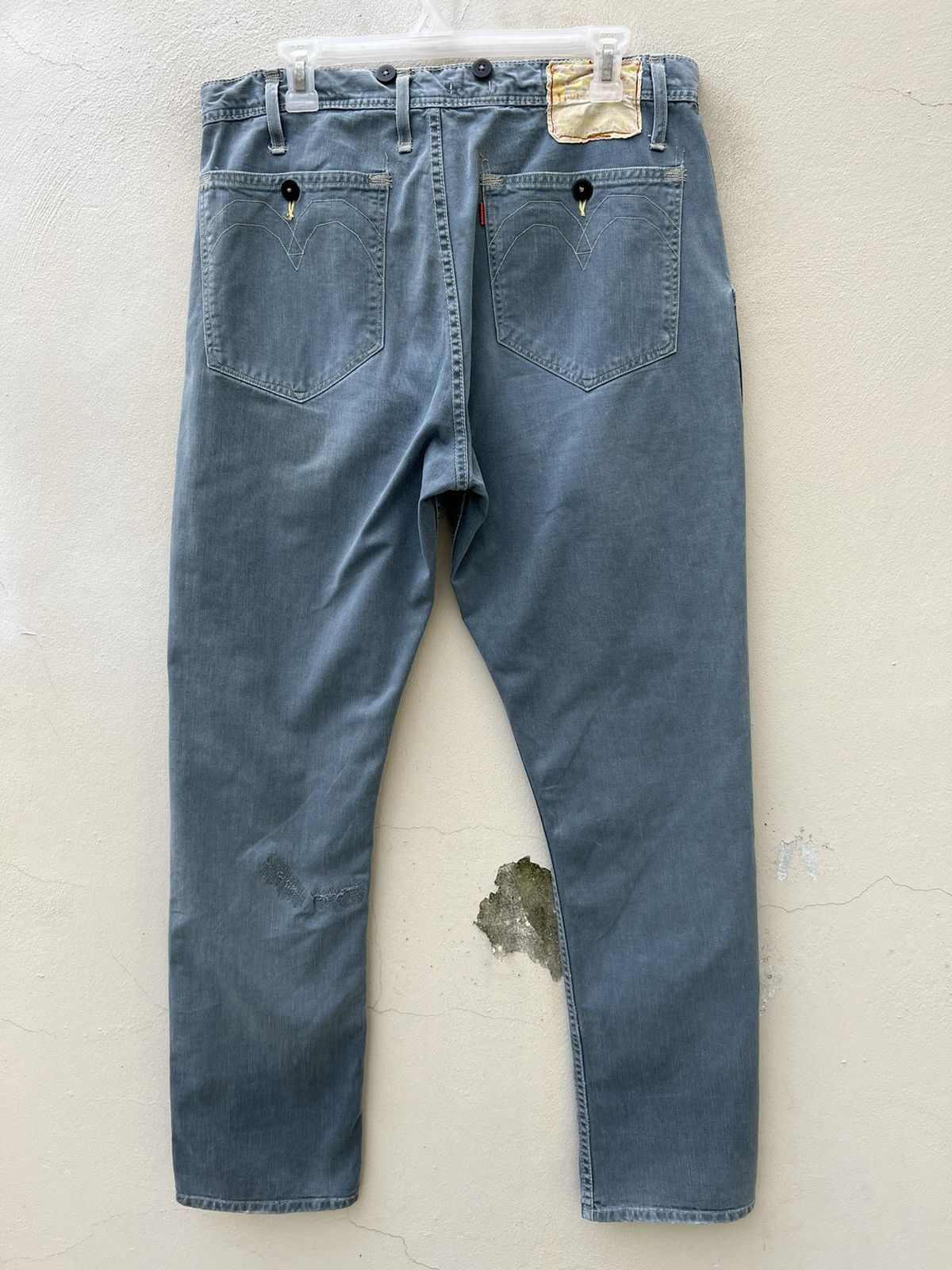 Levi's Vintage 90s Levi’s Red Beauregard Sun Fade Distress Jeans Size US 34 / EU 50 - 13 Thumbnail