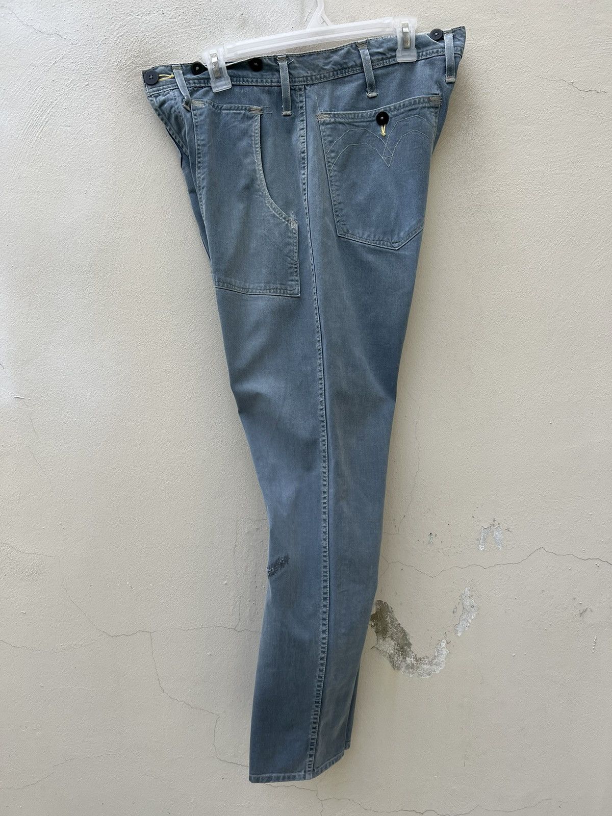 Levi's Vintage 90s Levi’s Red Beauregard Sun Fade Distress Jeans Size US 34 / EU 50 - 20 Thumbnail