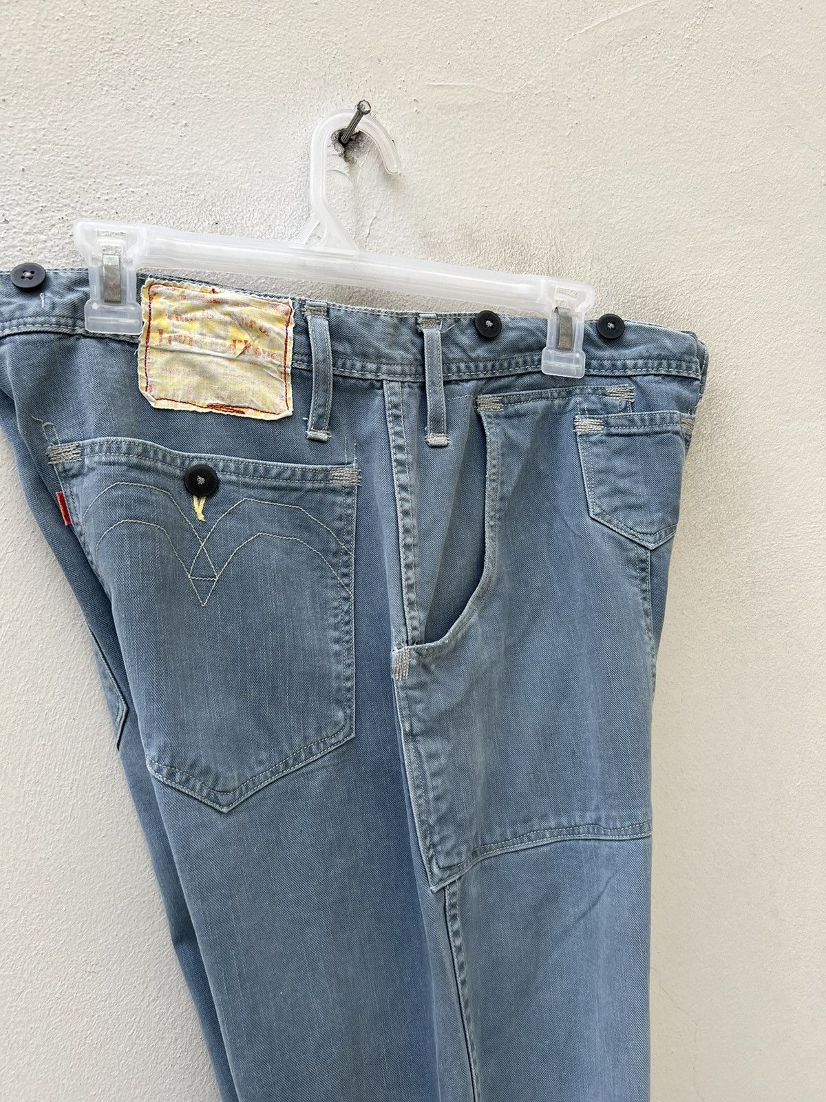 Levi's Vintage 90s Levi’s Red Beauregard Sun Fade Distress Jeans Size US 34 / EU 50 - 23 Thumbnail