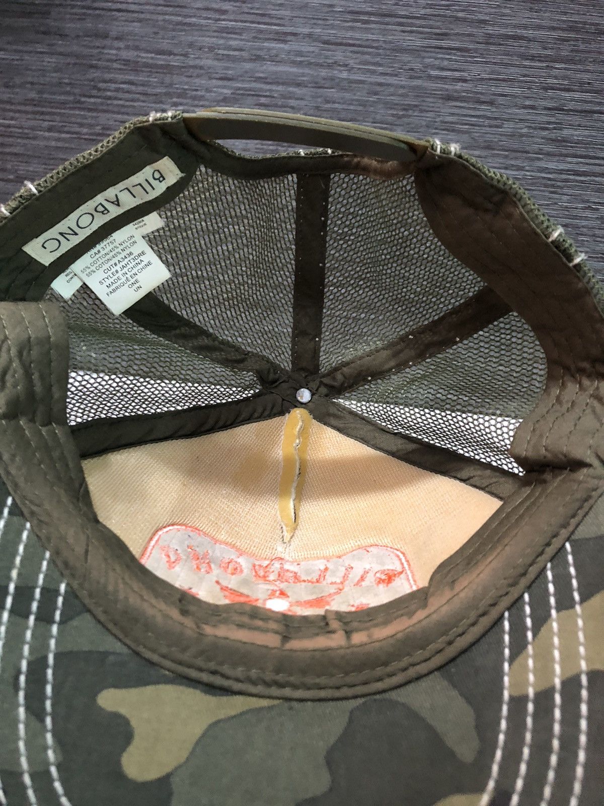 Billabong Billabong Camo Trucker Hat Cap Size ONE SIZE - 5 Thumbnail
