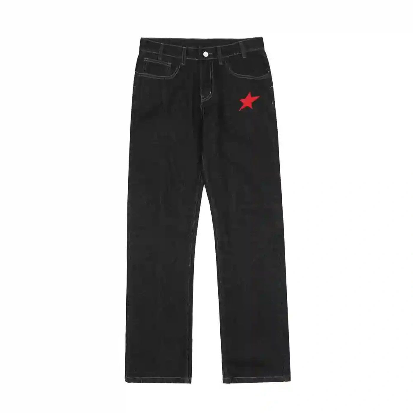 Designer × Japanese Brand × Vintage baggy hiphop skate y2k pattern jeans Size US 32 / EU 48 - 6 Thumbnail
