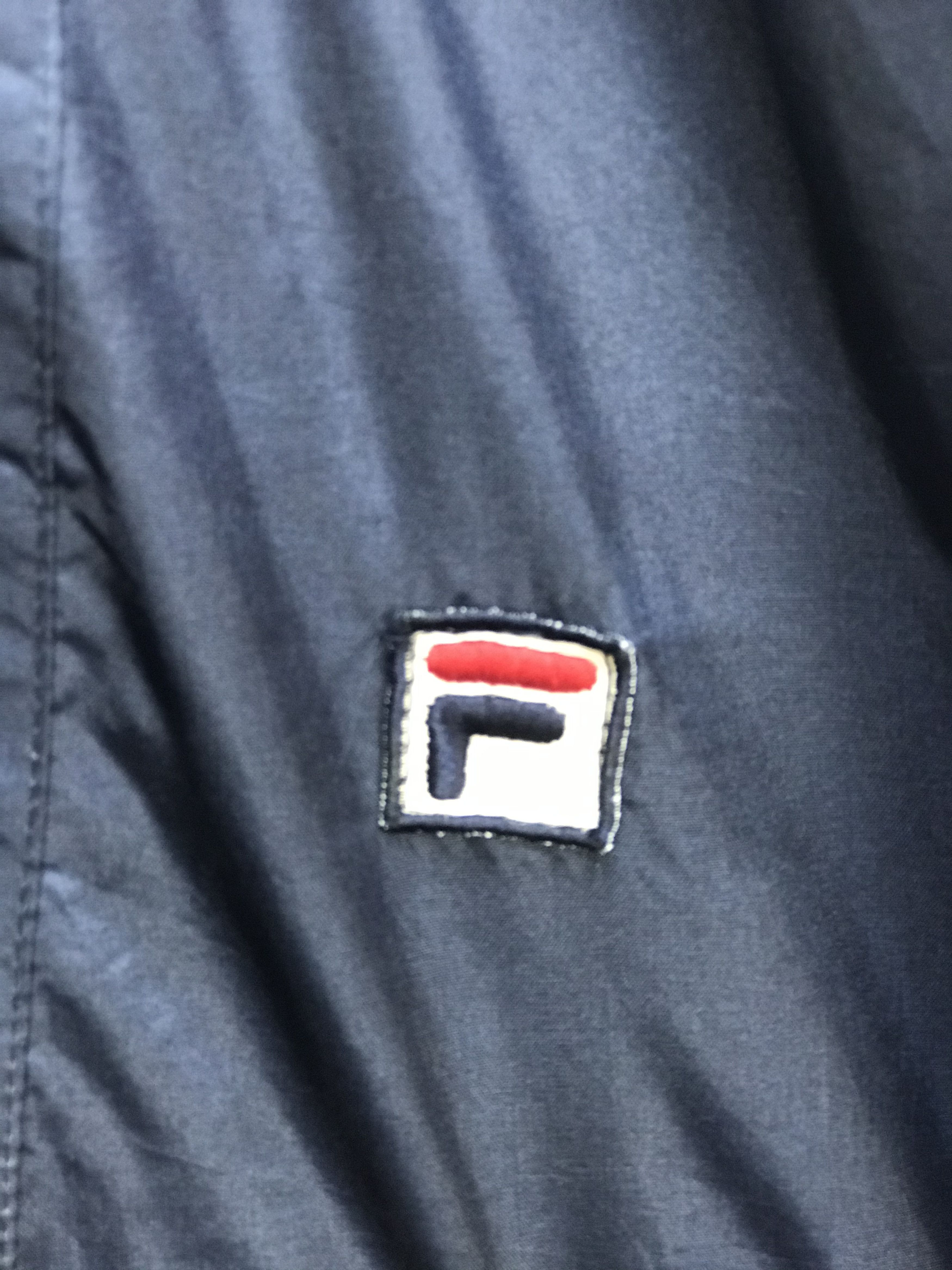 Fila VINTAGE FILA SPELLOUT RARE DESIGN WINDBREAKER HOODIE Size US M / EU 48-50 / 2 - 5 Thumbnail