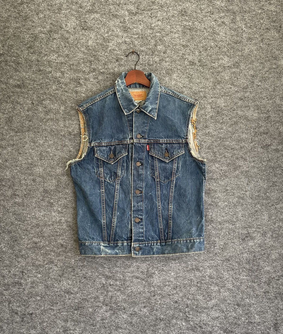 image of Levis Big E 525 Button Type Iii Jacket in Denim, Men's (Size Medium)
