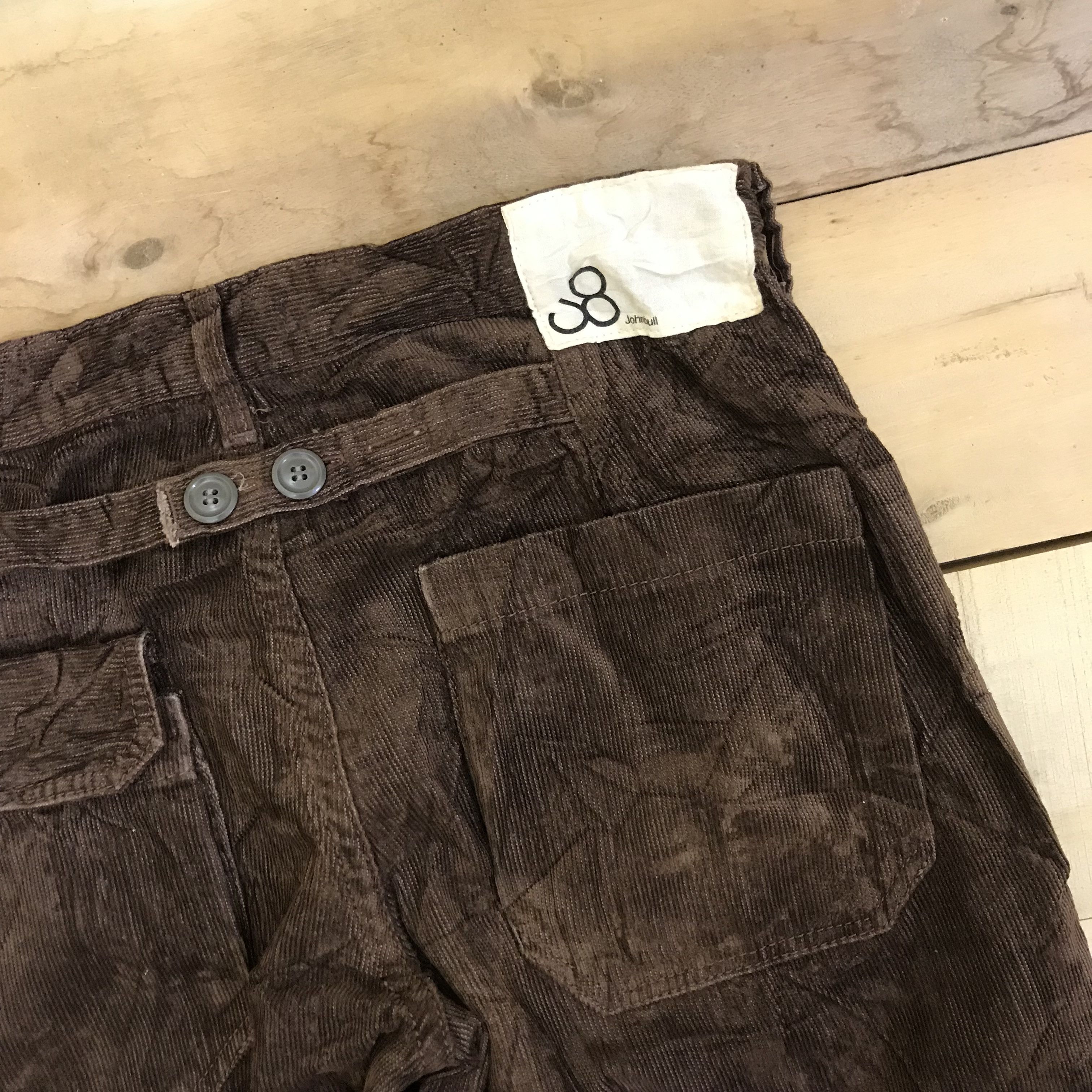 Johnbull × Vintage X89 JOHN BULL CORDUROY BAGGY BAKER PANTS Size US 32 / EU 48 - 2 Thumbnail