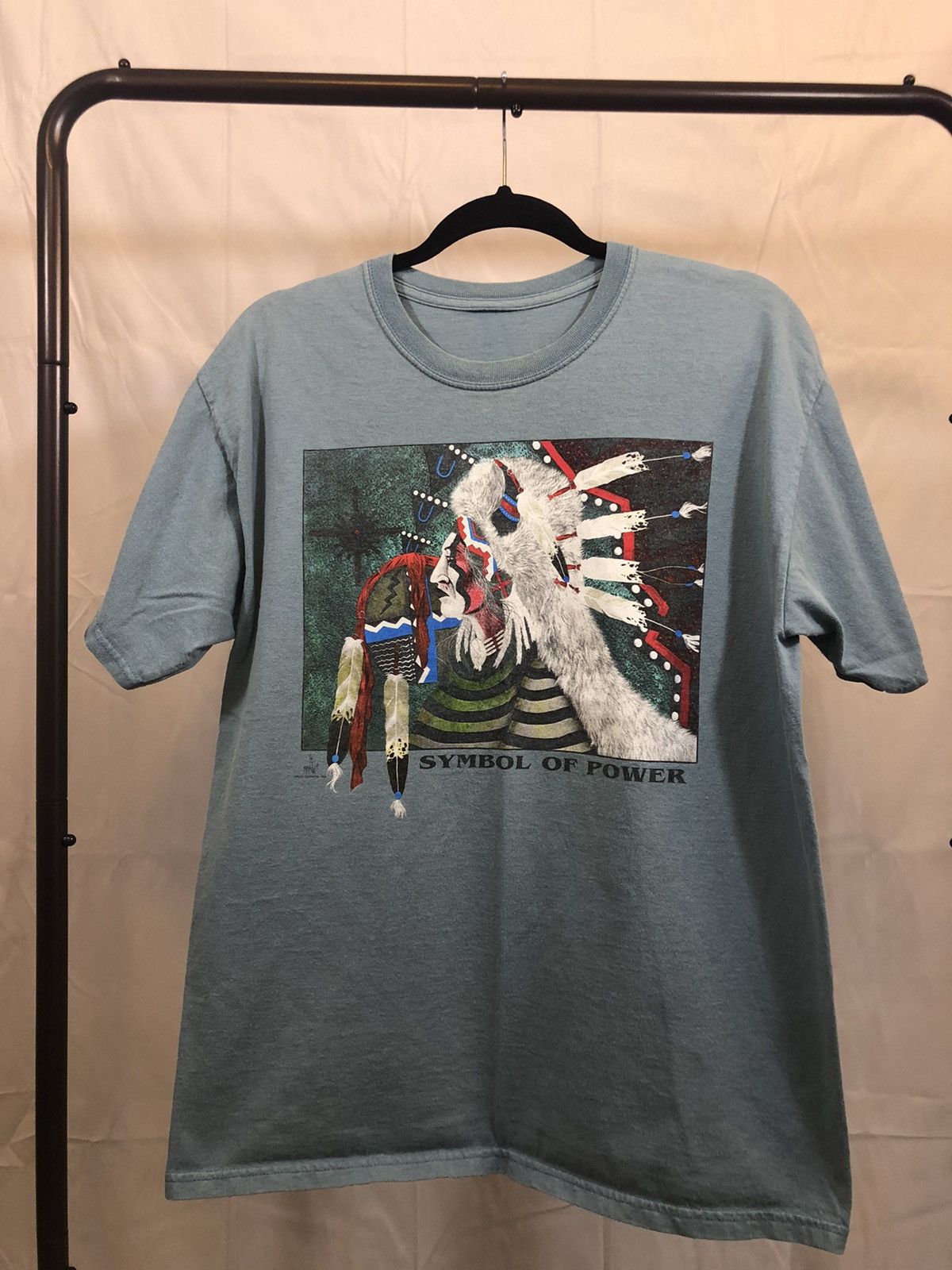 Vintage Y2K Indian Symbol Of Power Native 2000s Shirt Size US L / EU 52-54 / 3 - 3 Thumbnail
