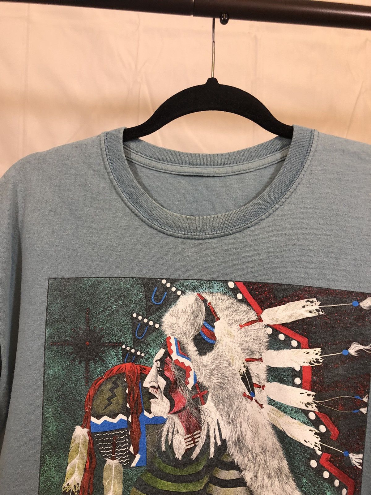 Vintage Y2K Indian Symbol Of Power Native 2000s Shirt Size US L / EU 52-54 / 3 - 4 Thumbnail